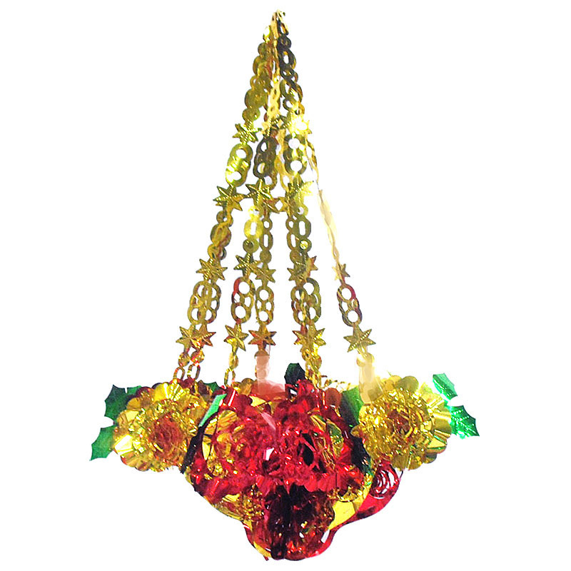 Изображение товара Гирлянда Люстра 66х48 см разноцветная декоративная украшение для помещений