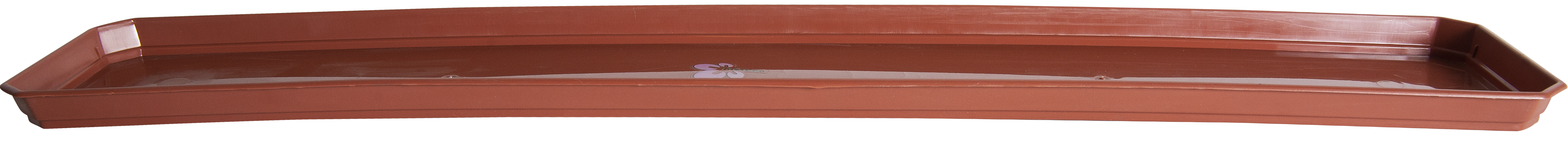 Поддон для балконного ящика 13.8x2.4x80 см пластик терракотовый