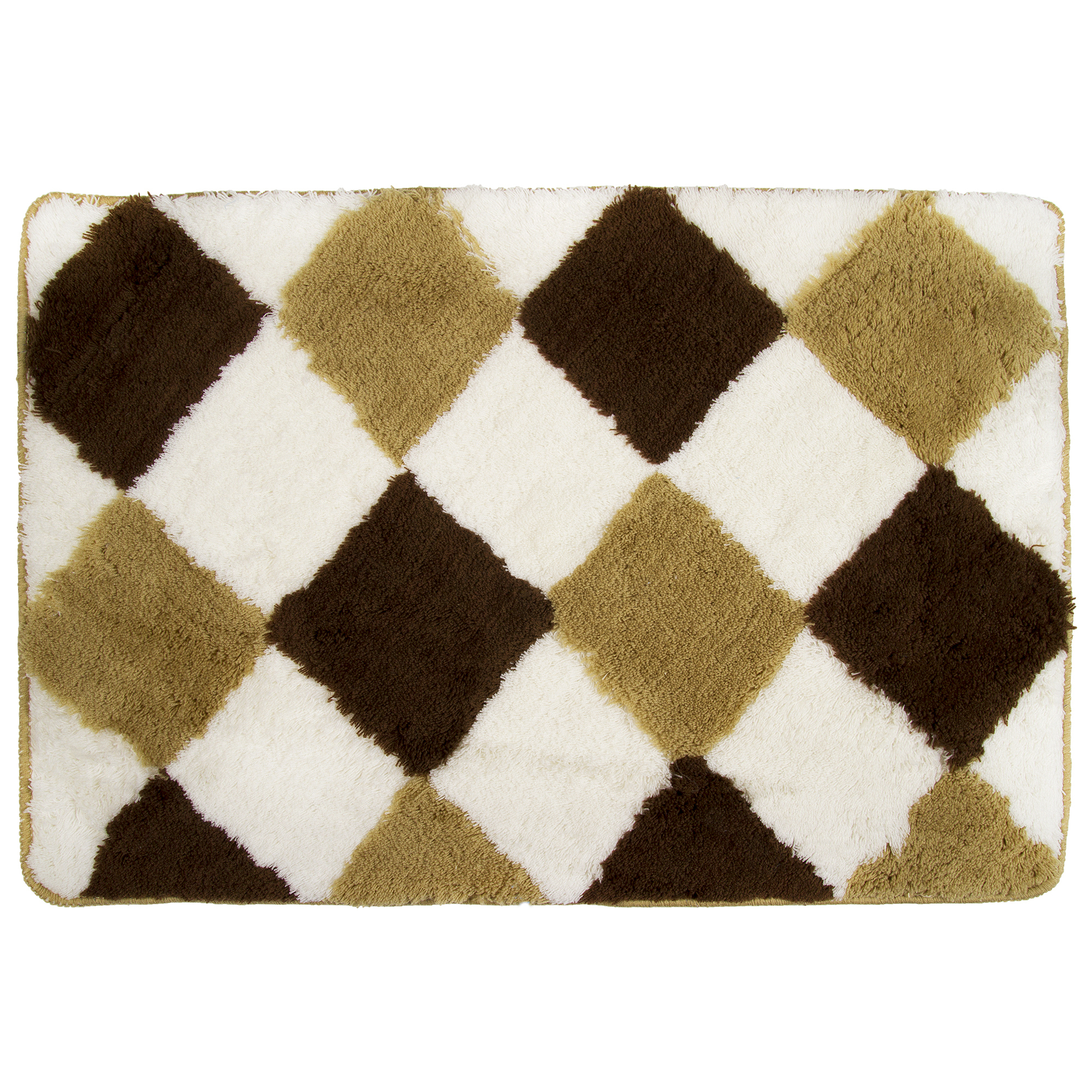 Изображение товара Коврик для ванной комнаты «Сафари» 60х90 см цвет коричневый