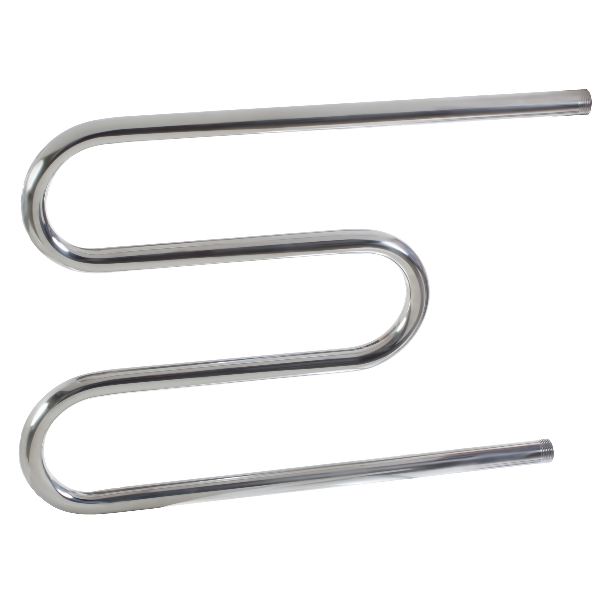 Изображение товара Водяной полотенцесушитель Equation M-образный 50x70 см нержавеющая сталь боковая подводка