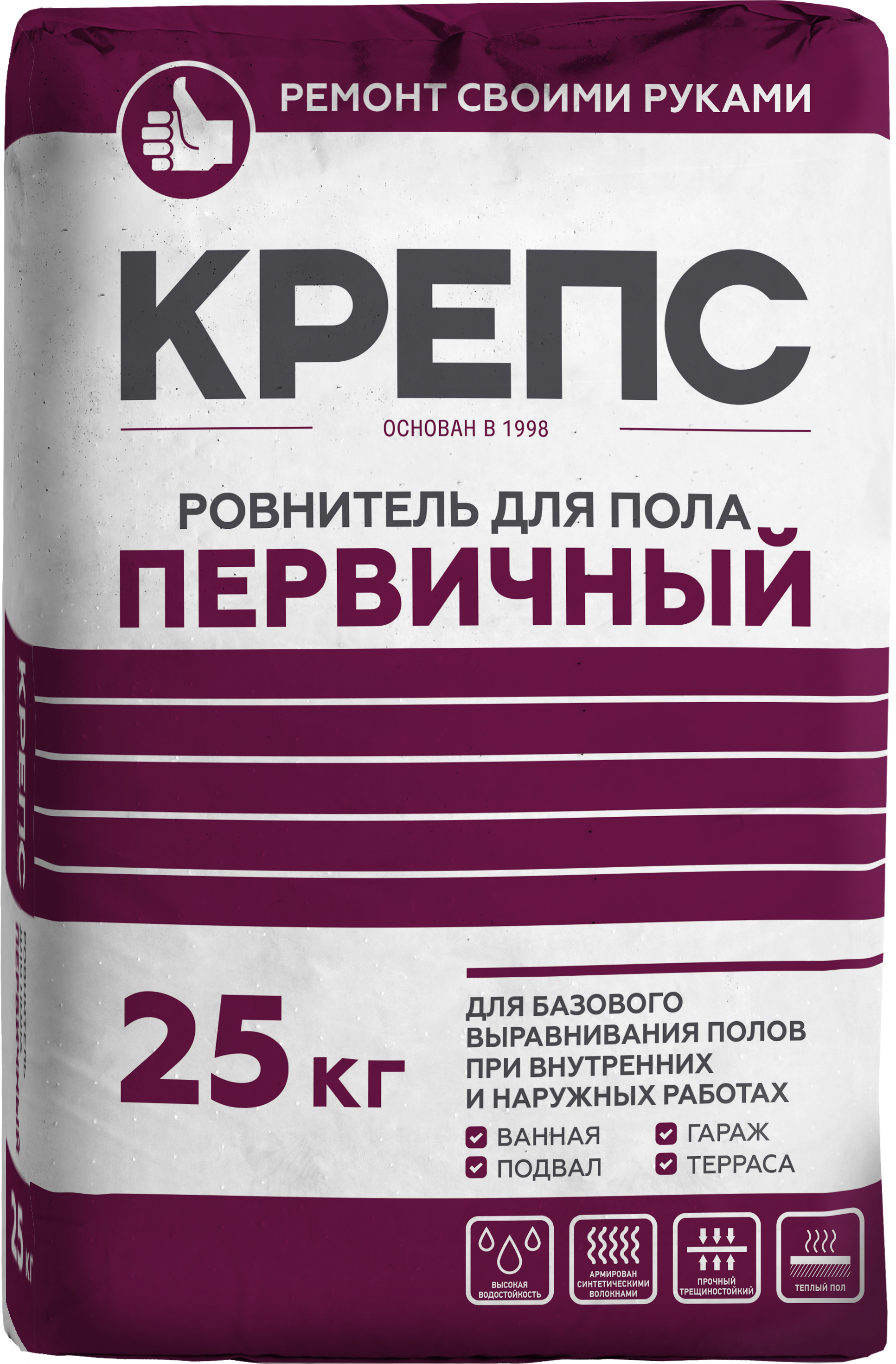 Изображение товара Ровнитель для пола Крепс Первичный 25 кг