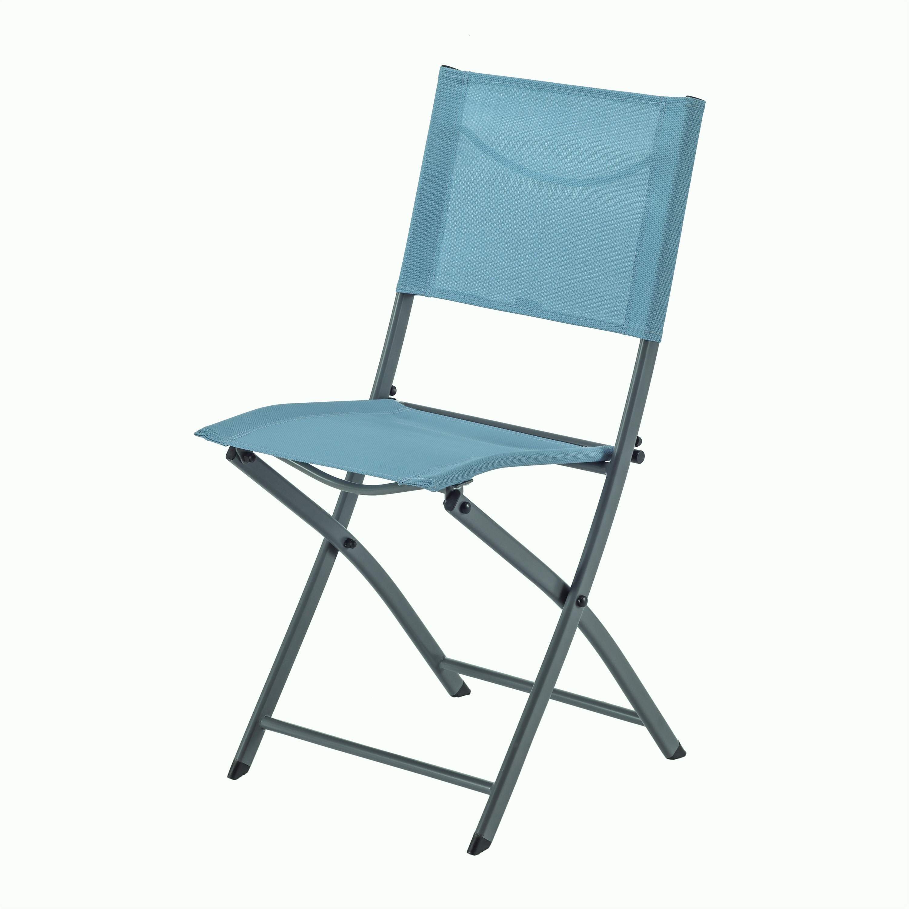 Изображение товара Стул Naterial Emys Origami складной 52х42х83 см сталь голубой