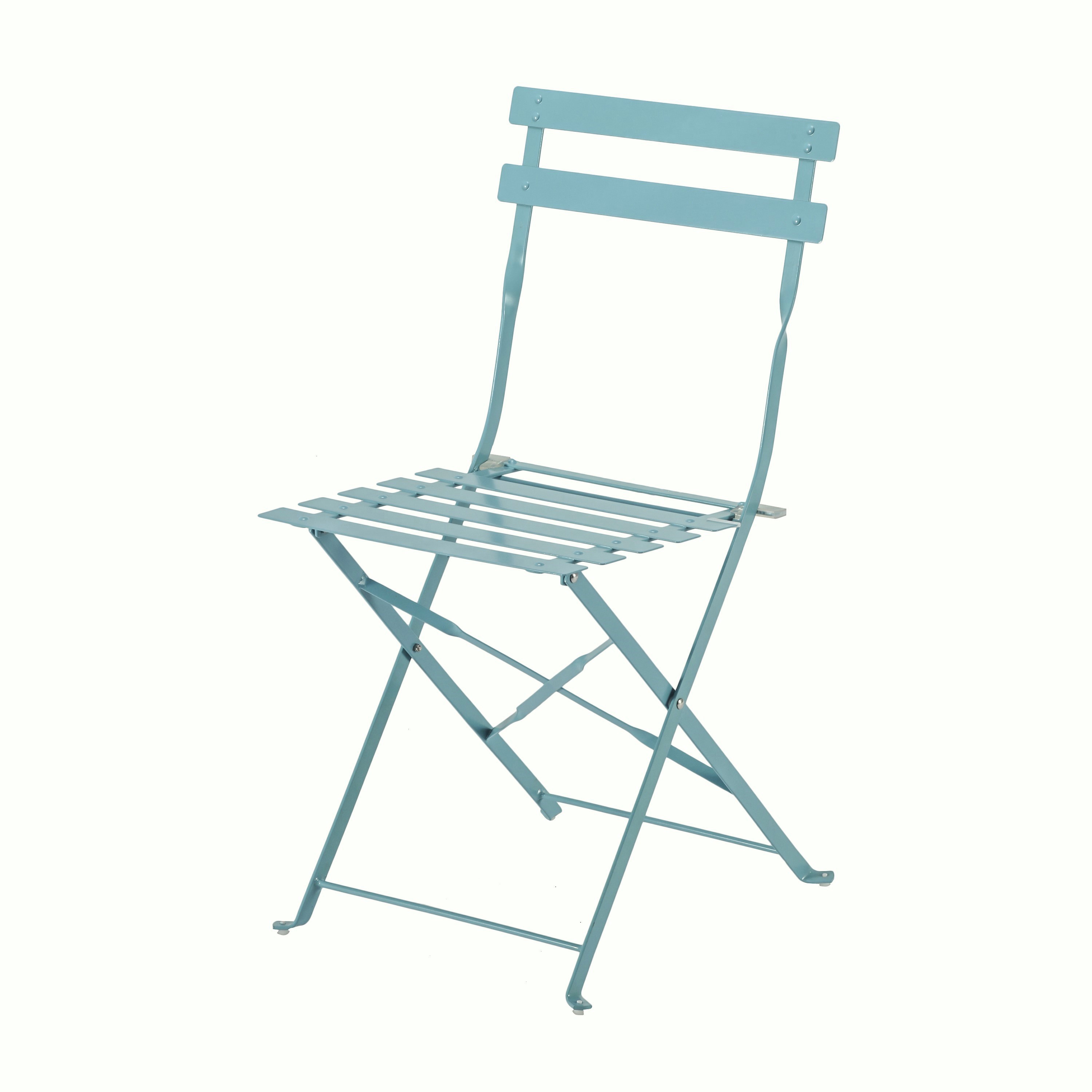 Изображение товара Стул садовый Naterial Flora Origami складной для дачи и сада, металлический, синий