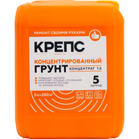 Изображение товара Грунтовка концентрат Крепс 5 л Изображение товара Грунтовка концентрат Крепс 5 л