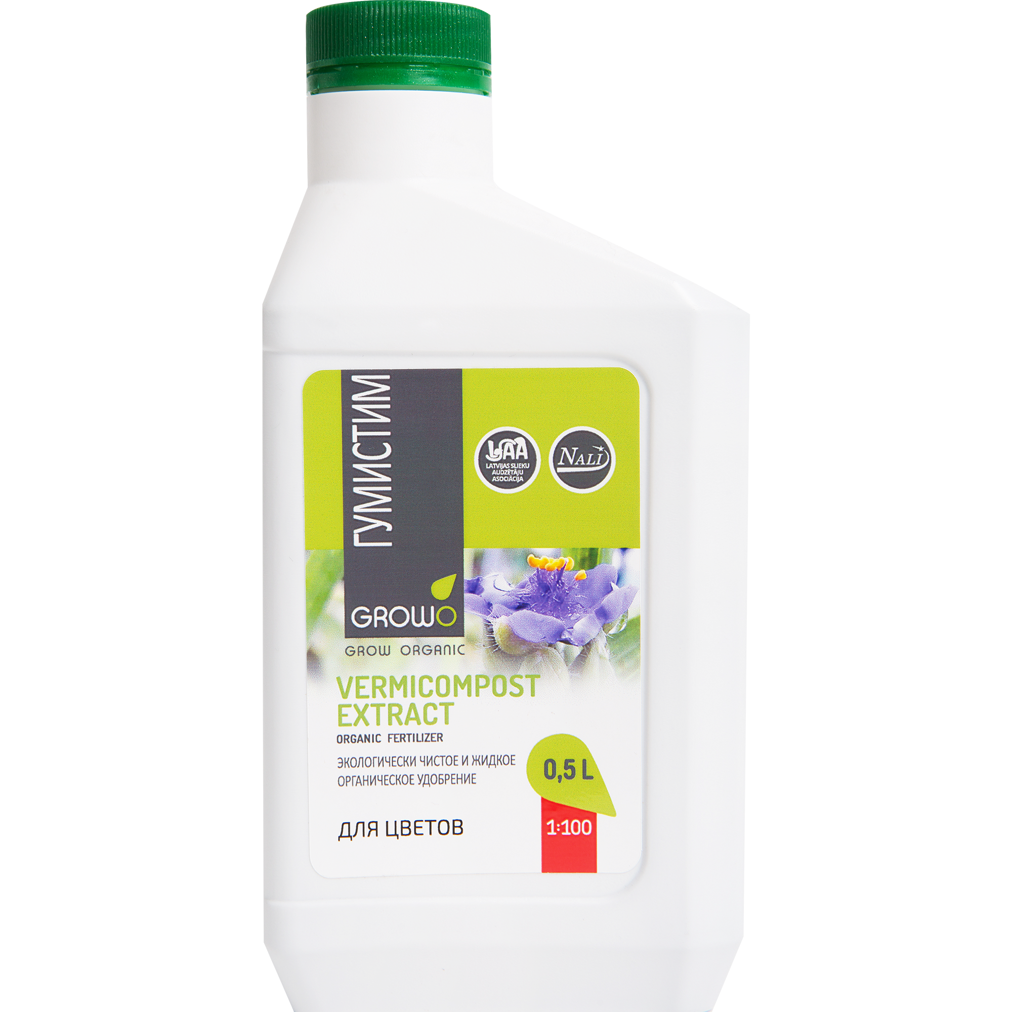 Изображение товара Удобрение вермикомпост (биогумус) Гумистим Для цветов 0.5 л