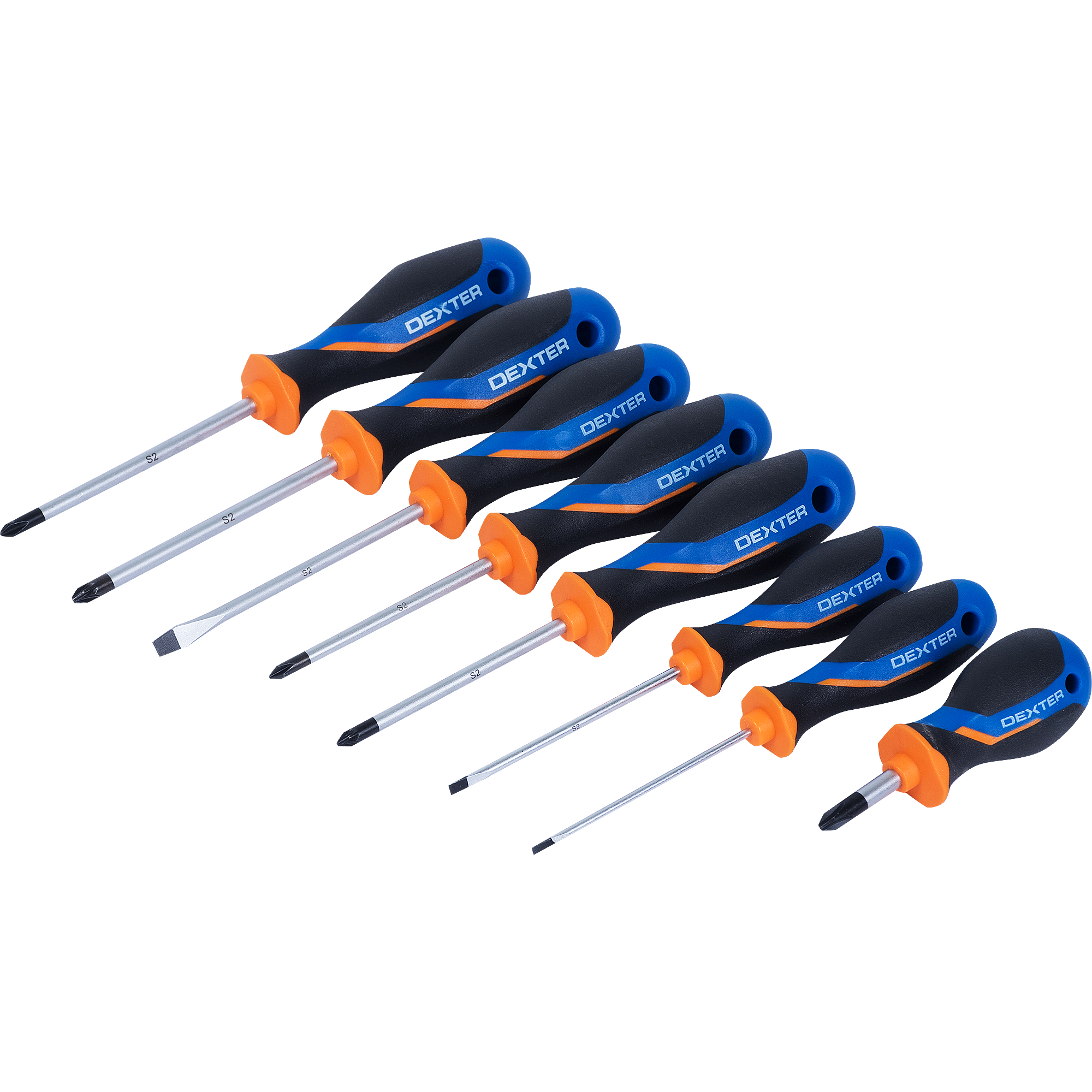 Набор отверток Dexter DEX_41 SL/PH/PZ, 8 шт. ✳️ купить по цене 1