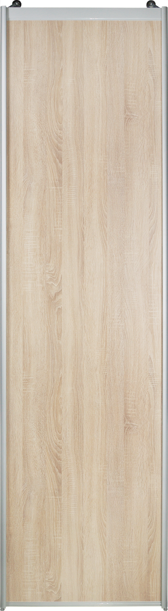 Изображение товара Дверь-купе SPACEO 2555x704 мм в цвете дуб сонома и серебро с роликовым механизмом