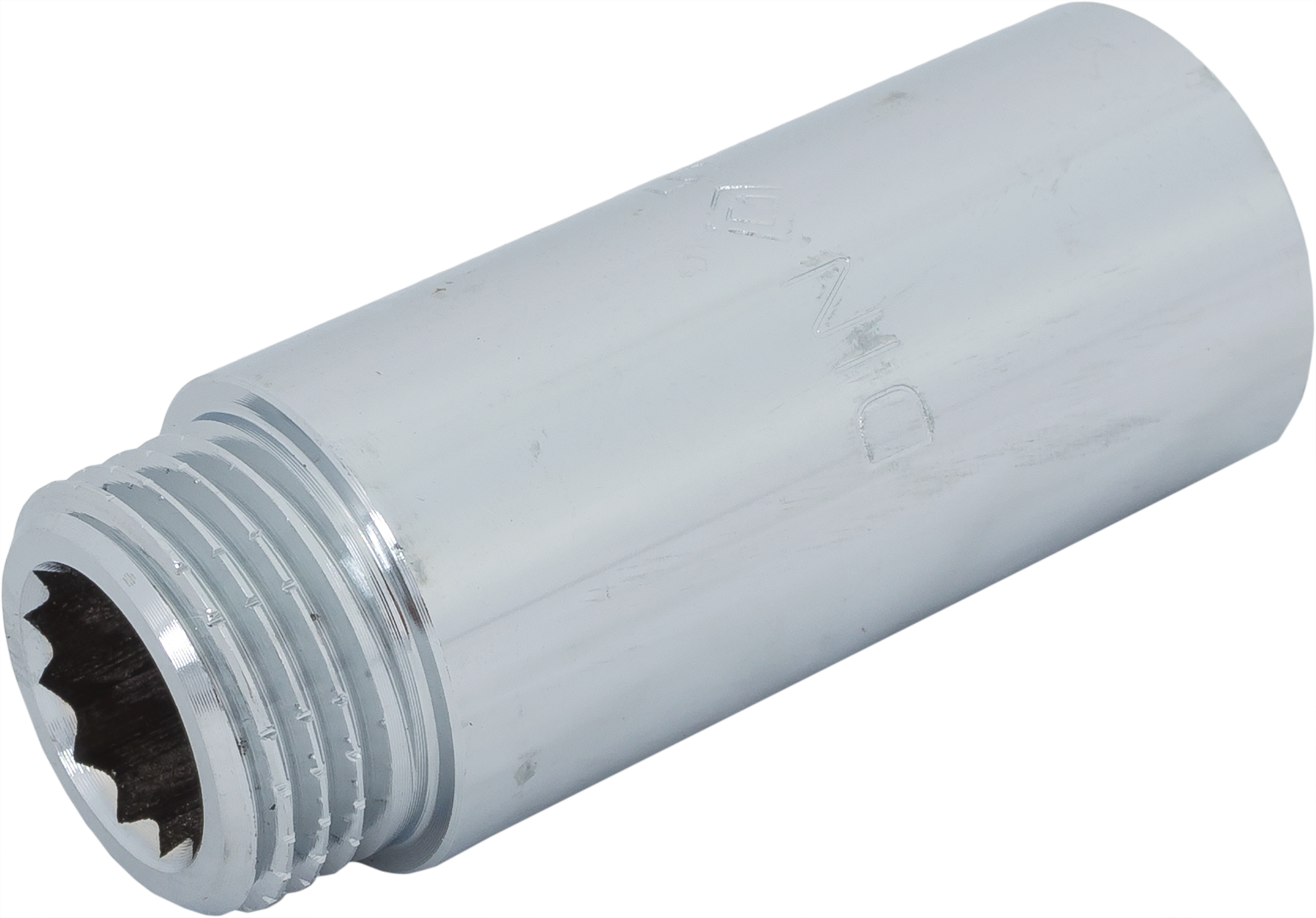 Изображение товара Удлинитель водопроводный 1/2" латунь 50 мм ВР-НР хромированный