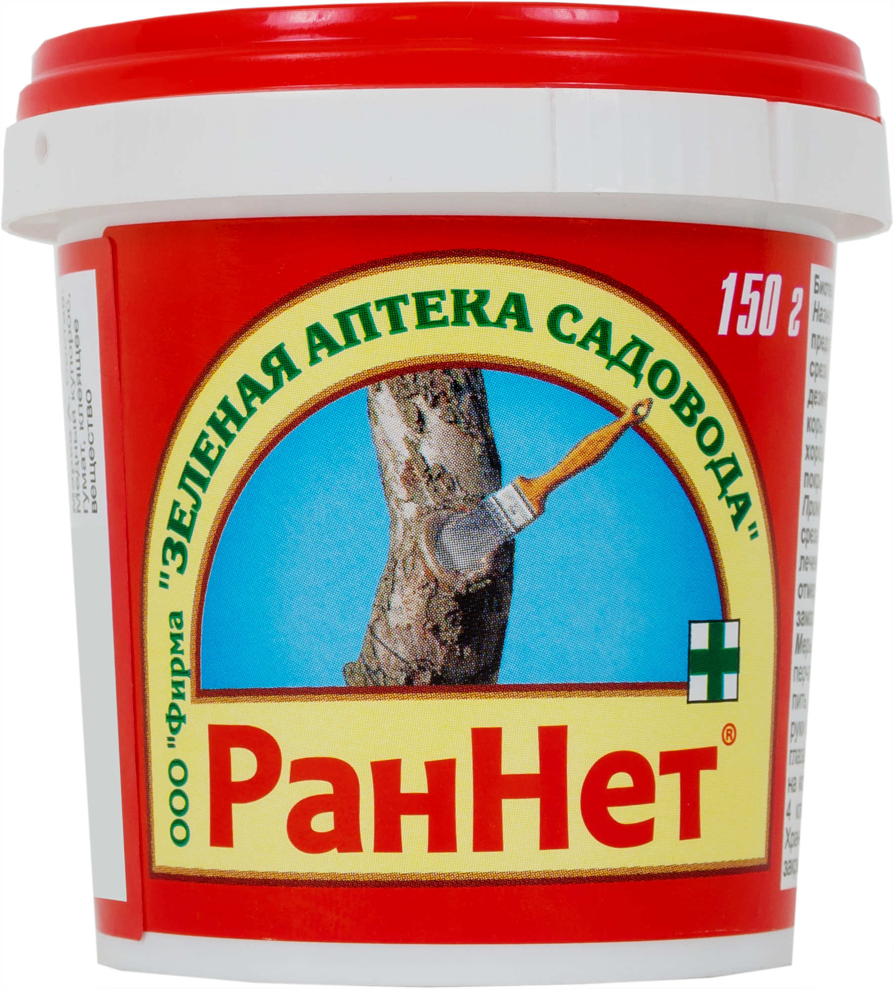Изображение товара Паста-замазка для ран деревьев "Раннет" 150 г с защитой и заживлением Изображение товара Паста-замазка для ран деревьев "Раннет" 150 г с защитой и заживлением