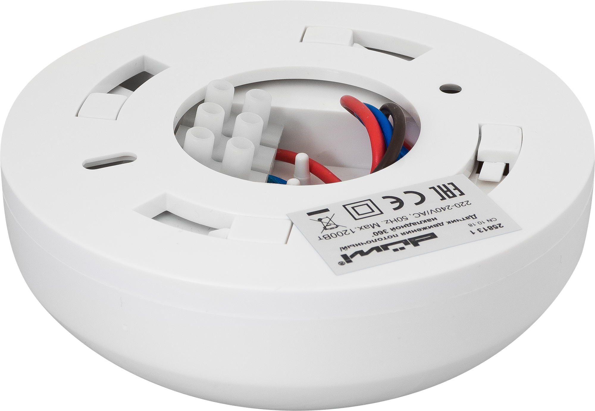 Датчик движения Duwi DDP-01, 1200 Вт, цвет белый, IP40 - 1