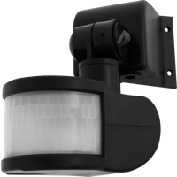 Изображение товара Угловой датчик движения 270 градусов 1100 Вт IP44 черный