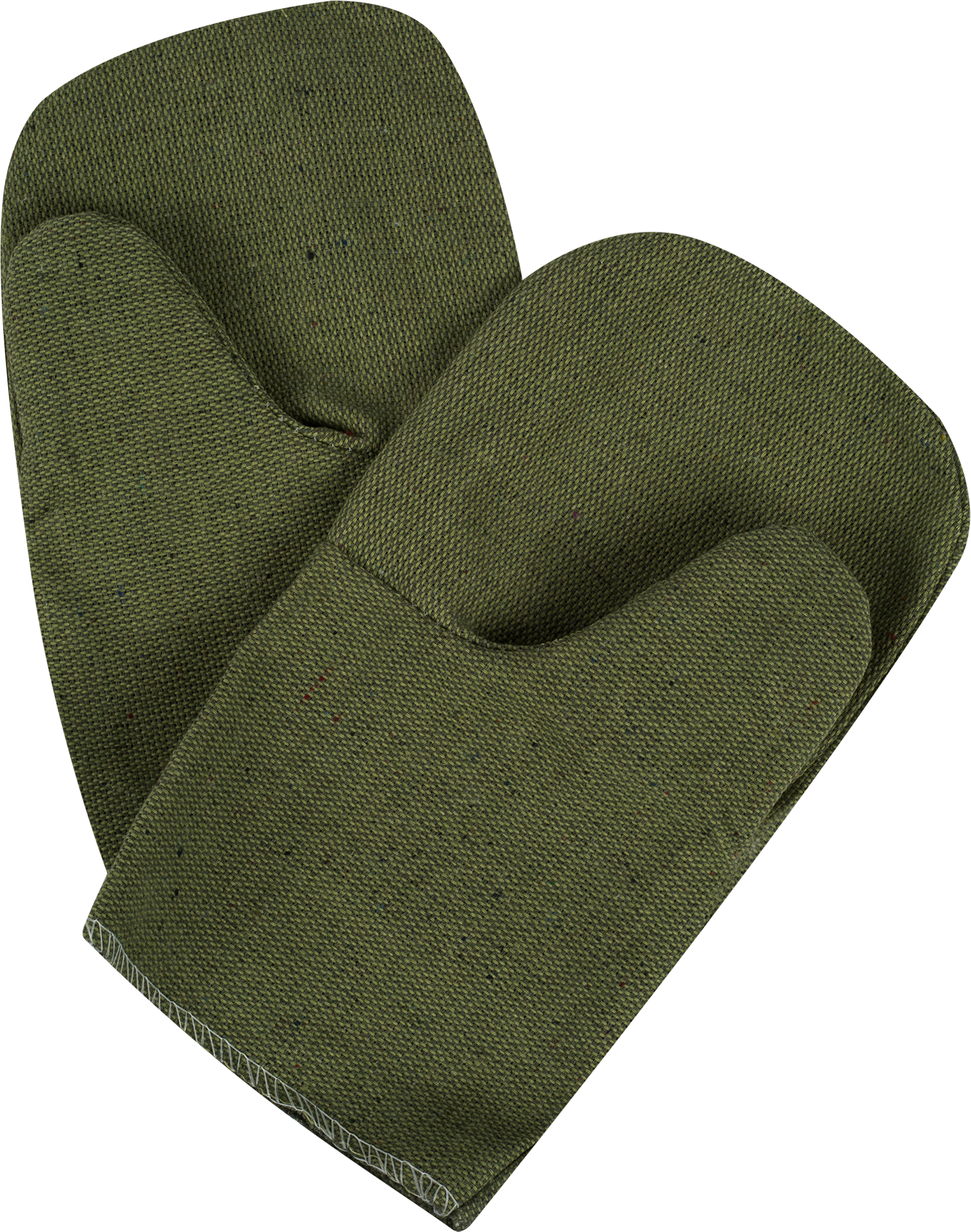 Изображение товара Рукавицы брезентовые размер 2 зеленые для строителей и сварщиков