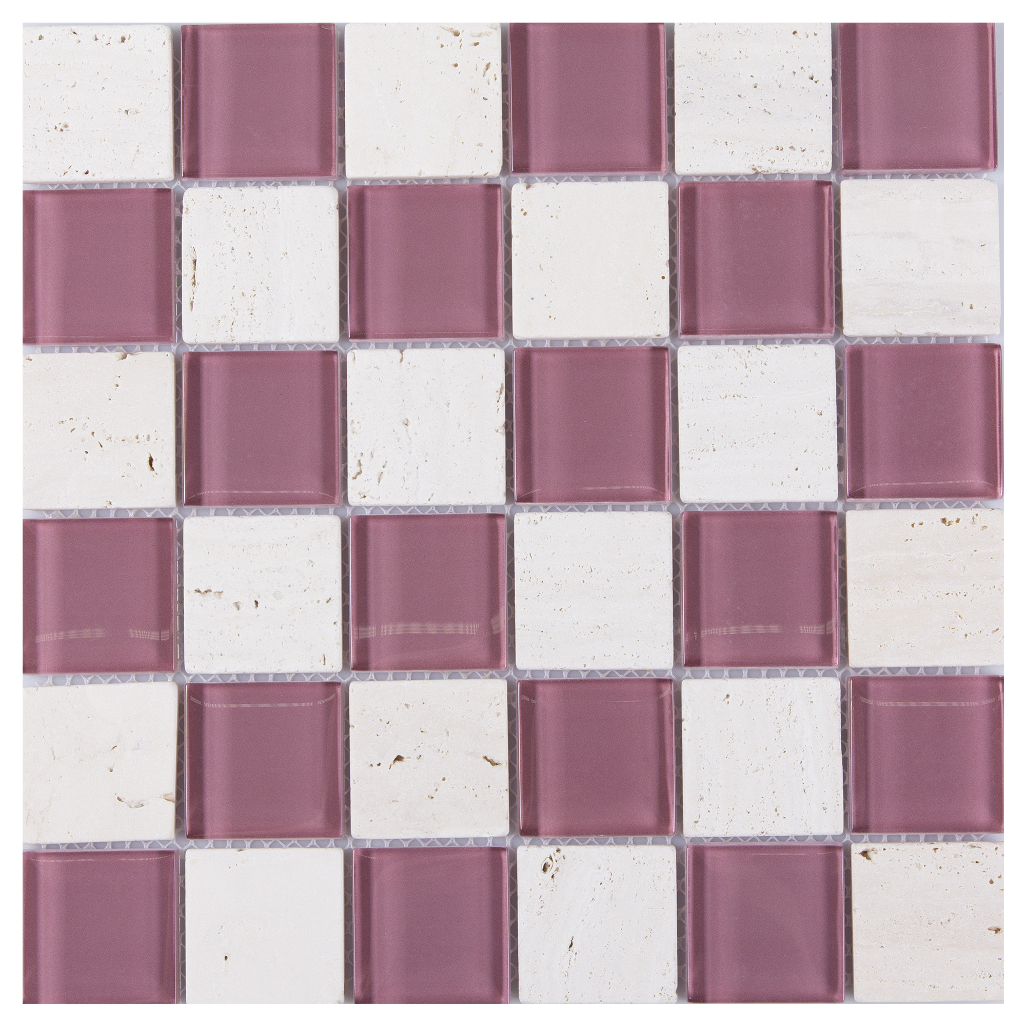 Изображение товара Мозаика Artens, 30х30 см, стекло, цвет розовый