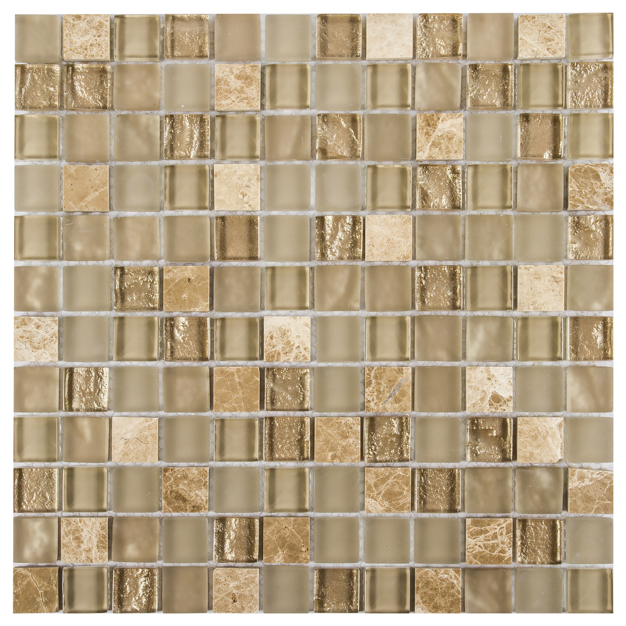 Изображение товара Мозаика Artens 30х30 см стекло бежевый для ванной кухни бассейна