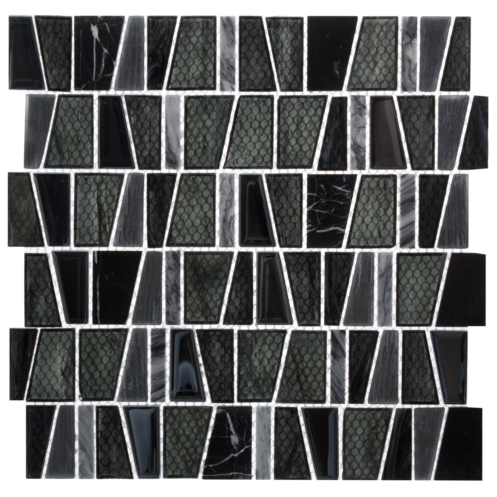 Изображение товара Мозаика Artens черная 30х30 см для декора стен