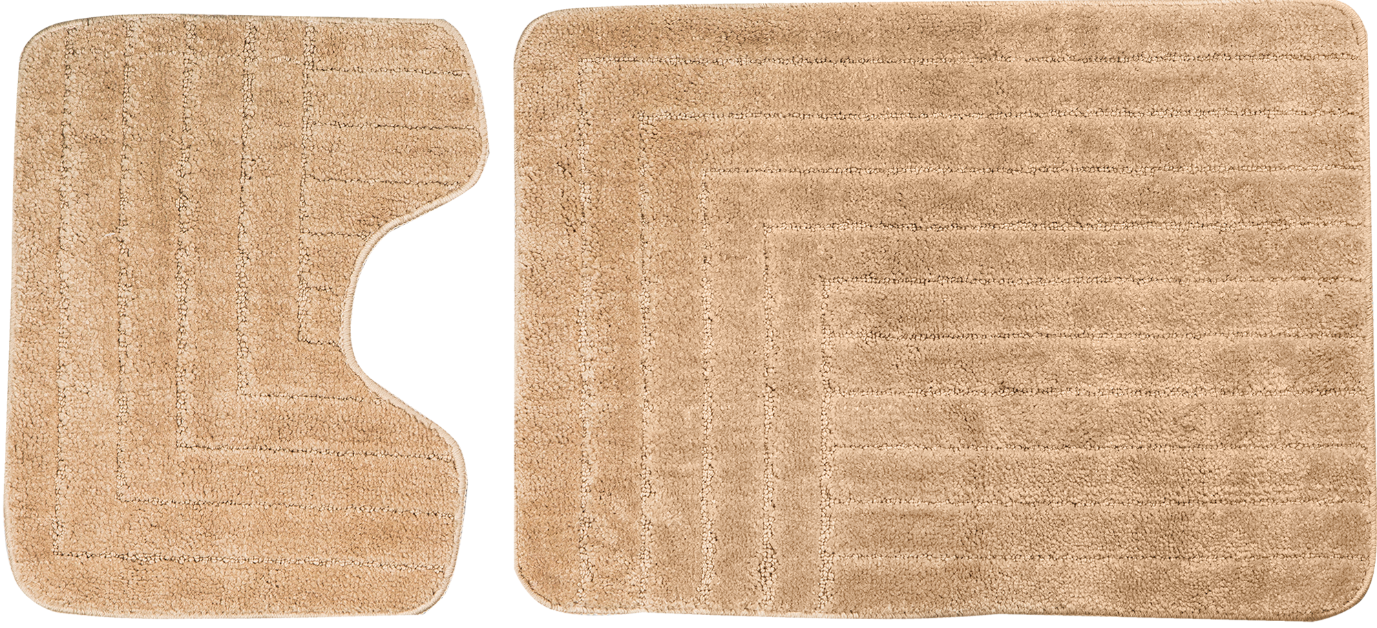 Изображение товара Набор ковриков для ванной комнаты Katya 50х40 см 50х70 см цвет белый