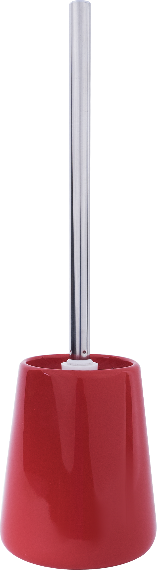 Изображение товара Ёршик для унитаза напольный Veta, керамика, цвет алый