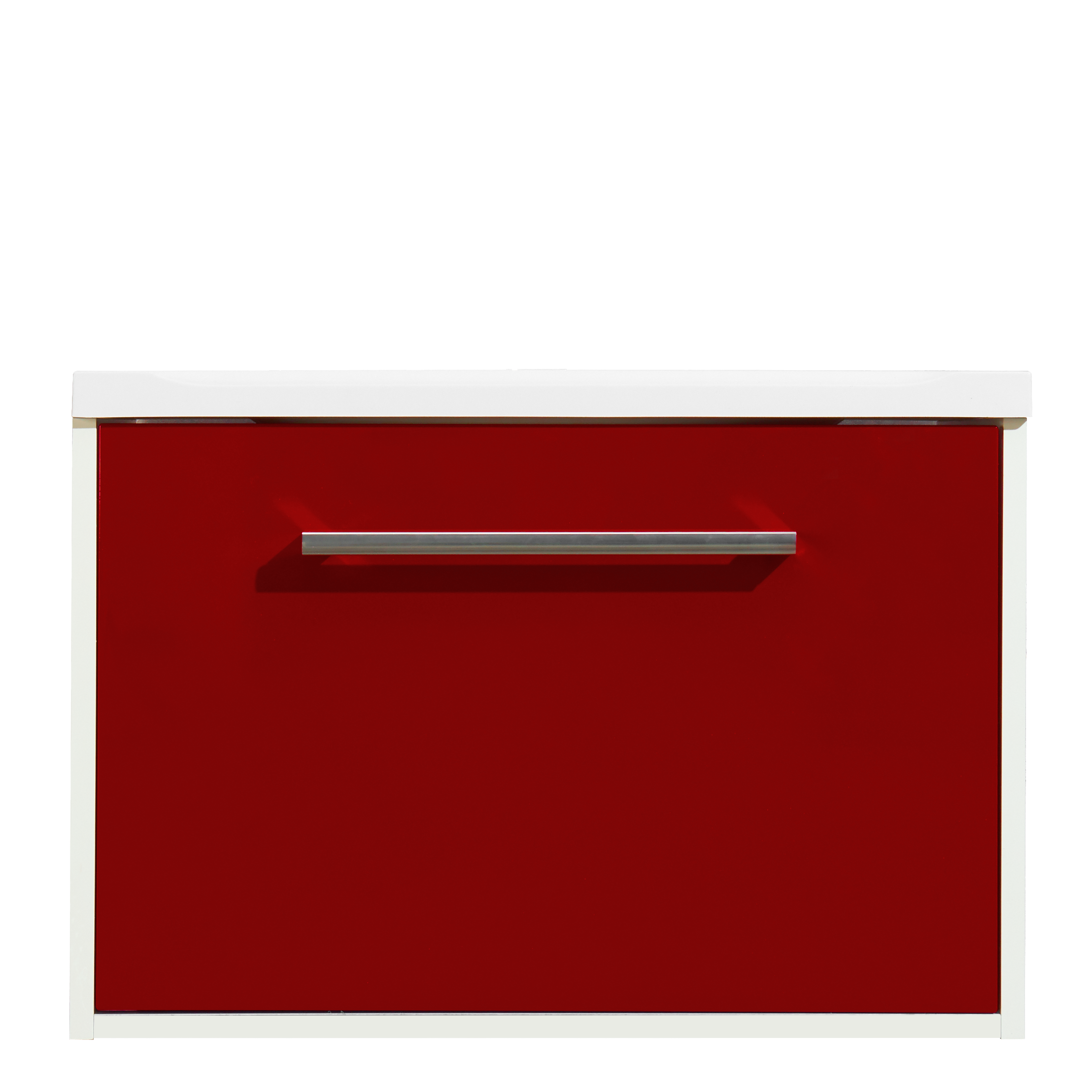 Изображение товара Тумба под раковину подвесная Aquaton Мерида 65 см цвет бордо