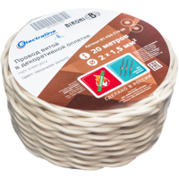 Изображение товара Ретро провод Electraline 2x1.5 20 м ГОСТ цвет песочное золото