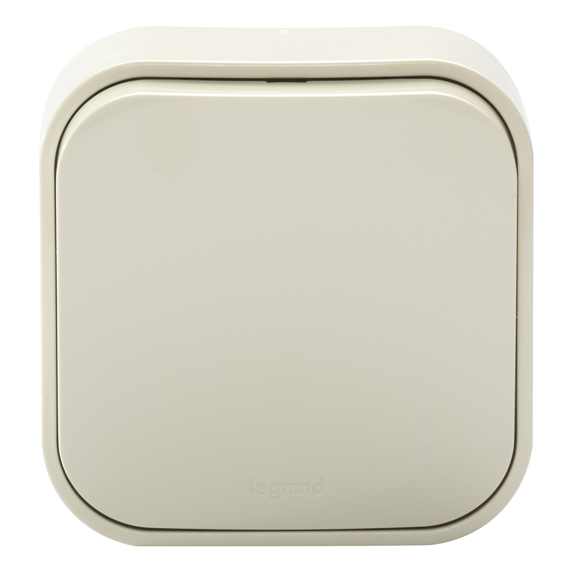 Изображение товара Выключатель накладной 1 клавиша Legrand Quteo IP20 10А 250В винтовые зажимы цвет слоновая кость