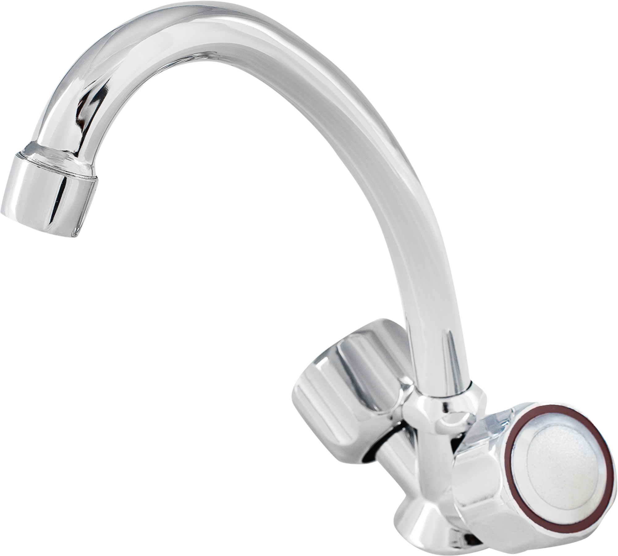 Изображение товара Смеситель для раковины Молот Лидия 5.25/8 двухвентильный цвет хром