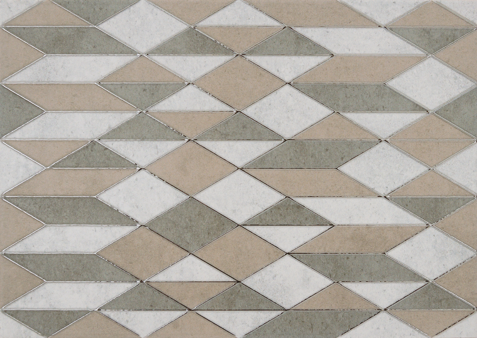 Изображение товара Настенная плитка Ромбус 25x35 см из керамики для ванной кухни и гостиной