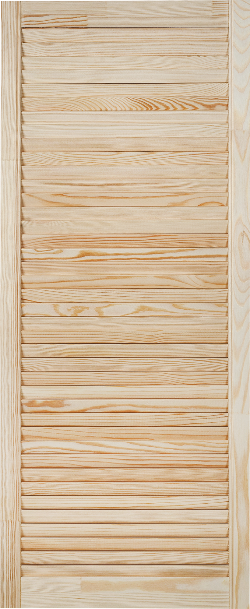 Изображение товара Жалюзийная дверка 1205x494x20 мм из натуральной хвойной древесины сорт А