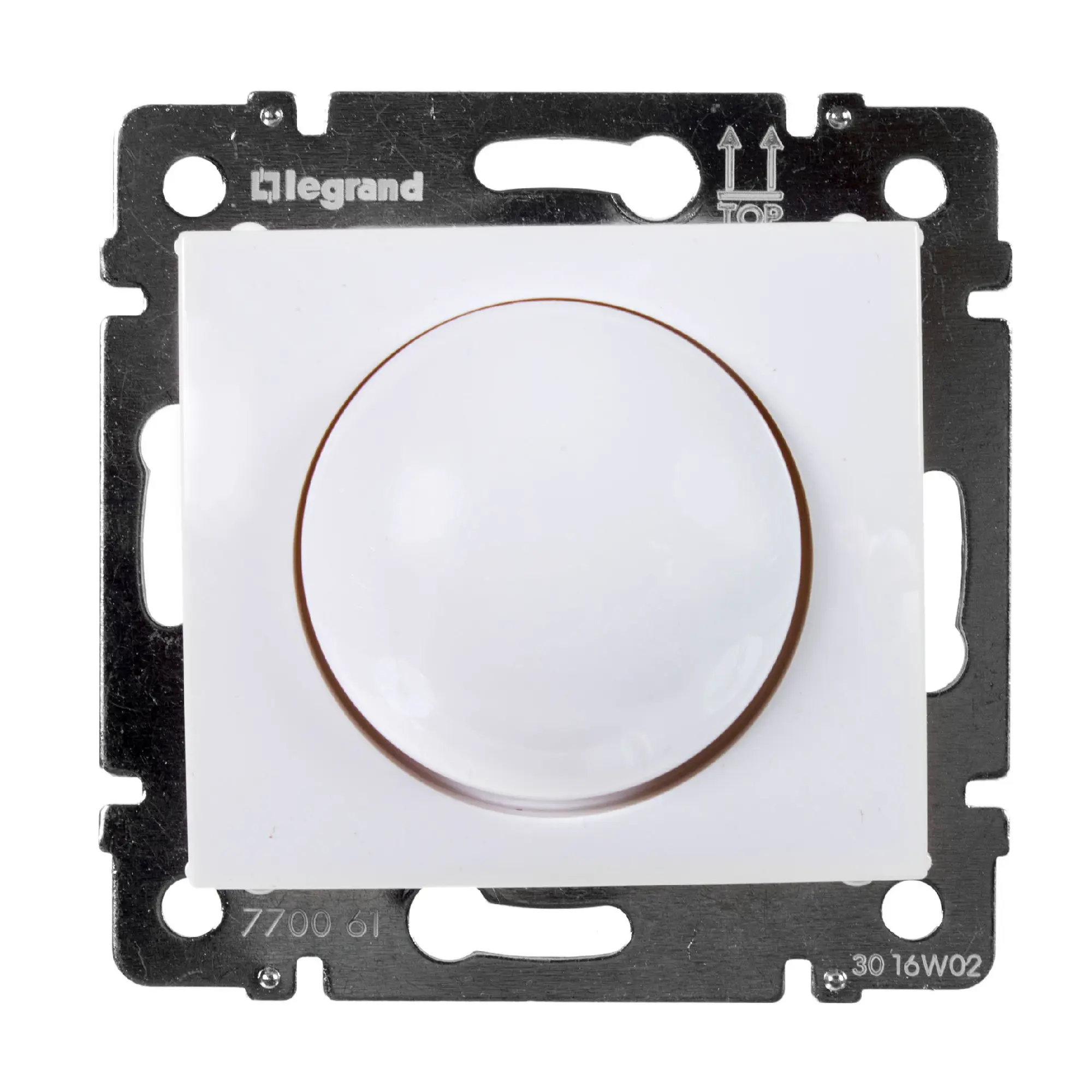 Диммер поворотно-нажимной - Legrand Valena - 400Вт - белый