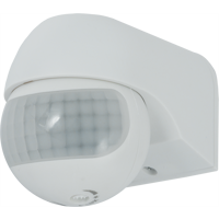 Изображение товара Датчик движения накладной 180 градусов радиус 6 метров IP44 Белый