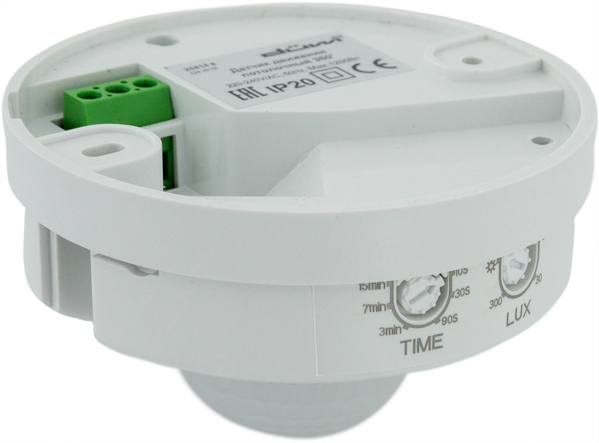 Датчик движения Duwi DDP-03 3X Detector, 1200 Вт цвет белый IP20 - 1