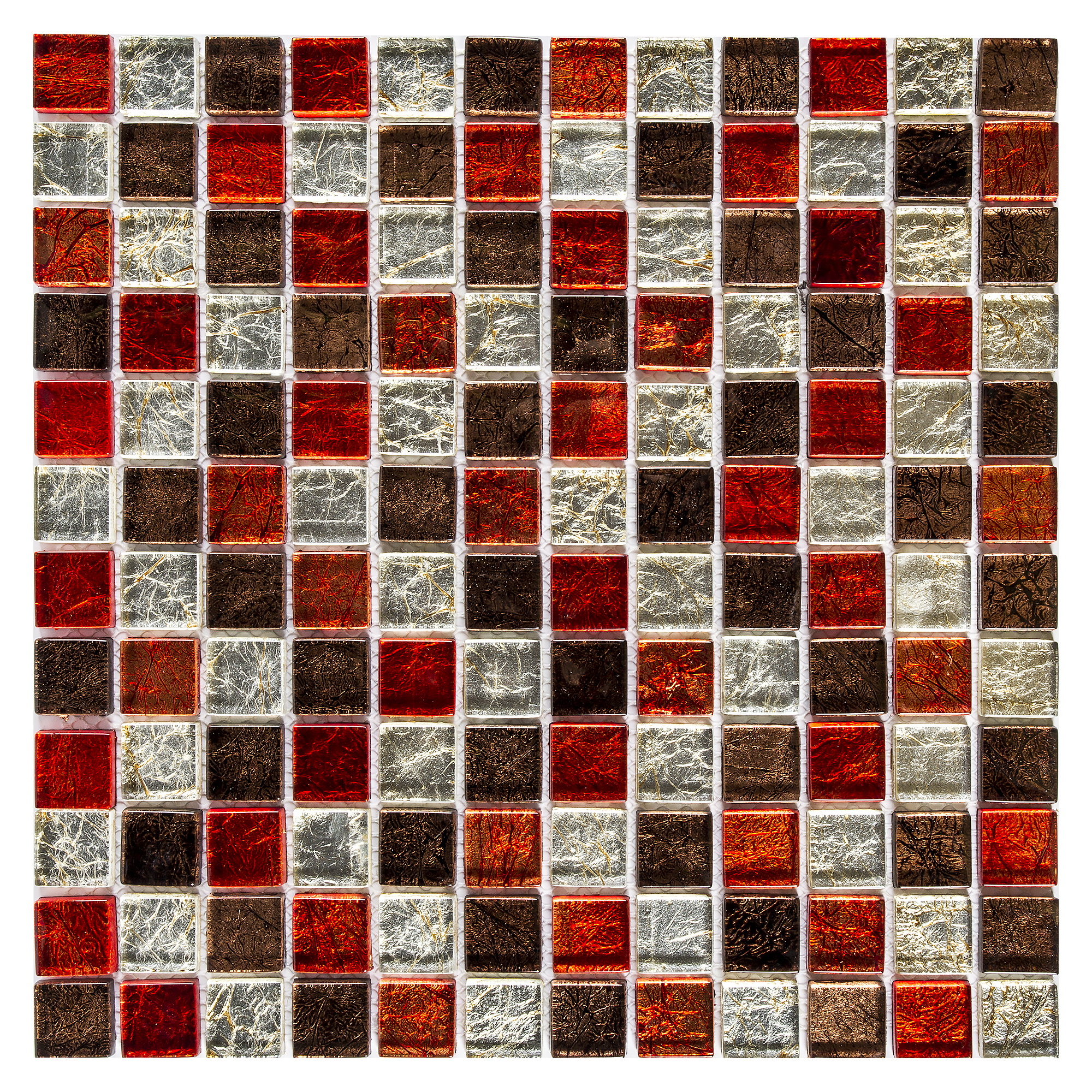 Изображение товара Мозаика Artens 30х30 см стекло оранжевый — декоративный облицовочный материал