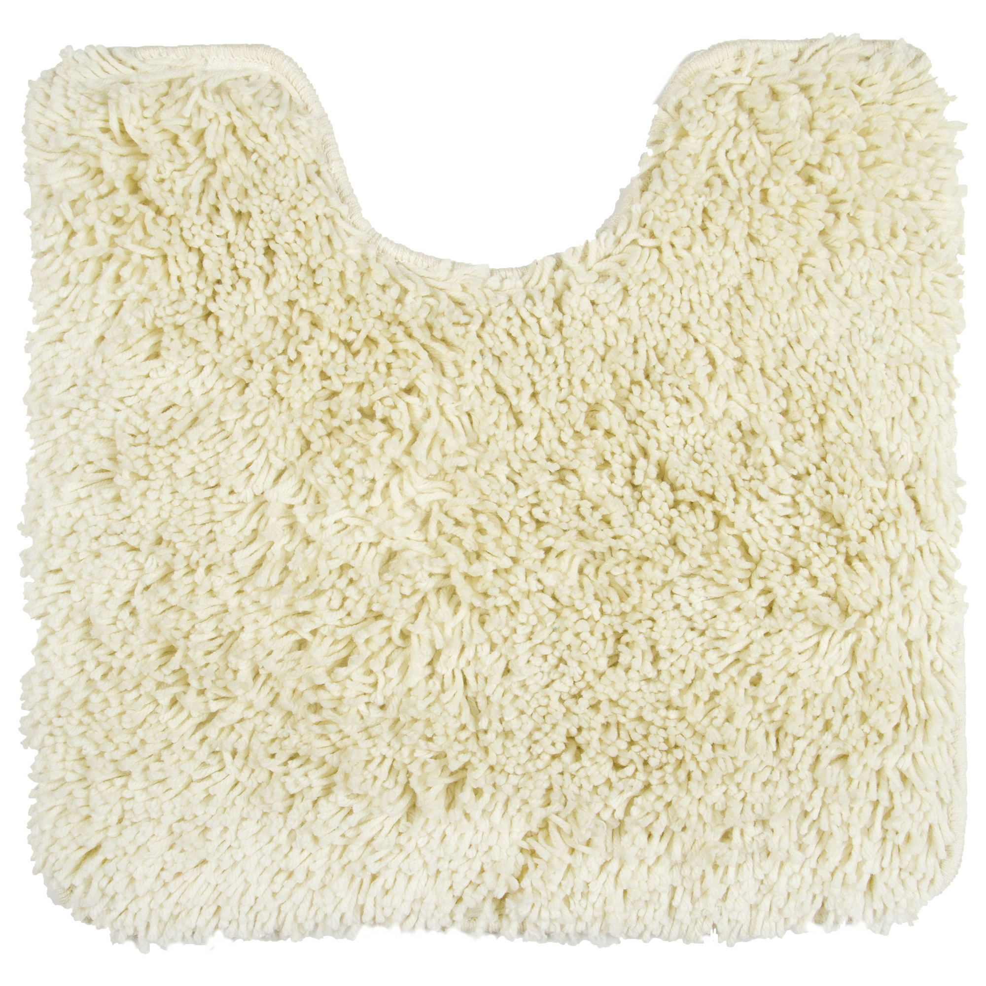 Изображение товара Коврик для туалета Shaggy, 4,5х55х55 см, цвет белый