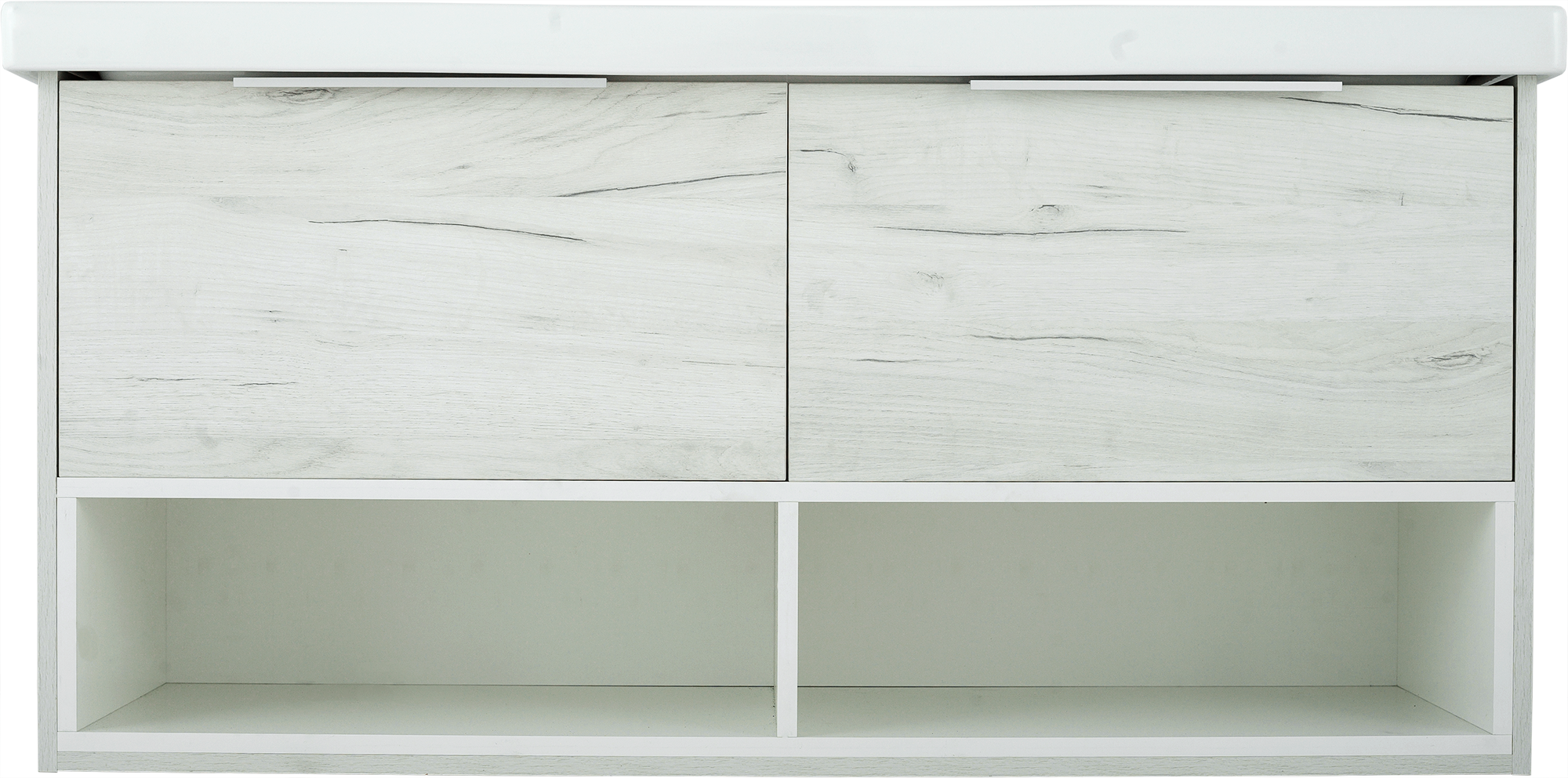 Изображение товара Тумба под раковину универсальная «Дана» 125 см, цвет дуб крафт белый