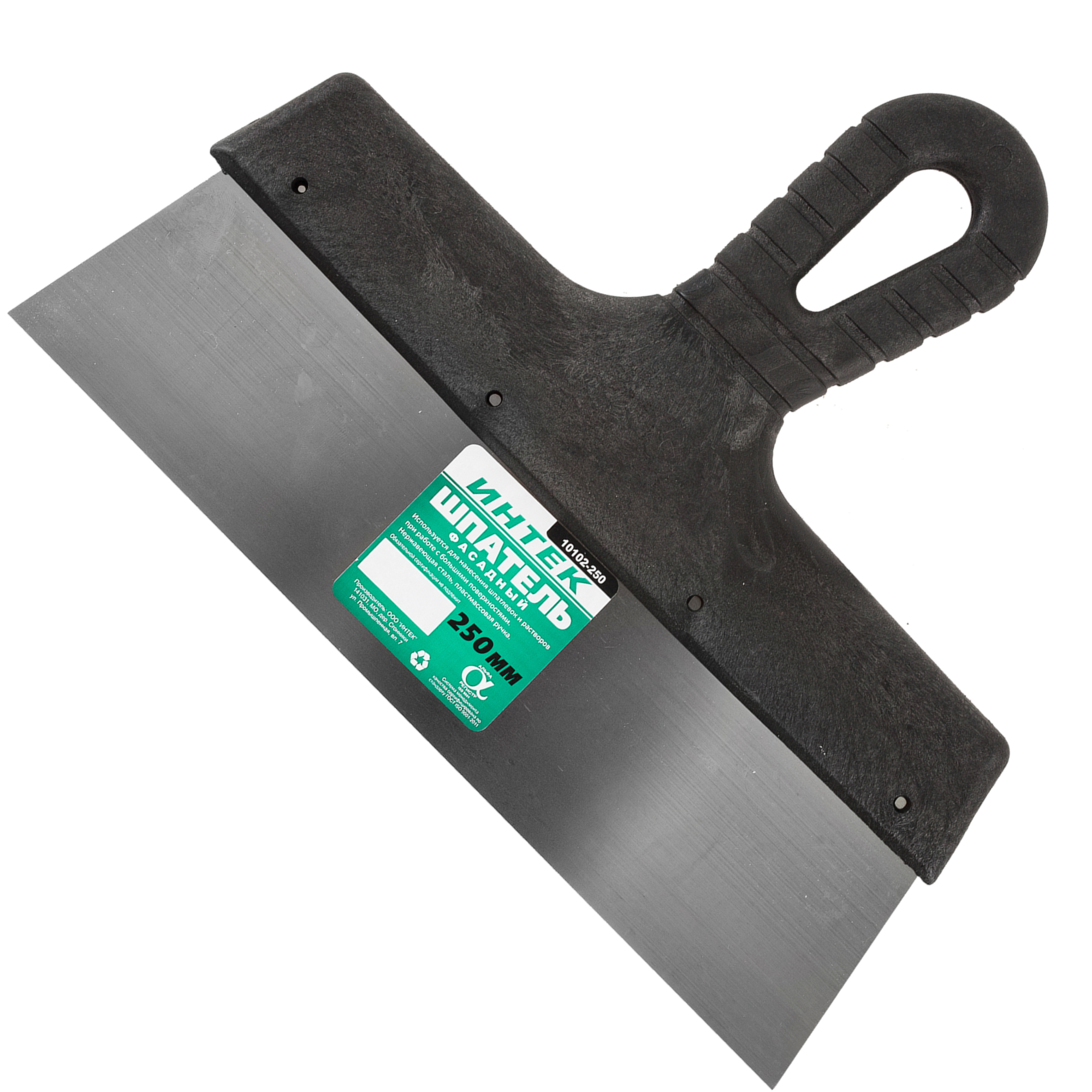 Изображение товара Шпатель фасадный Интек 250 мм из нержавеющей стали