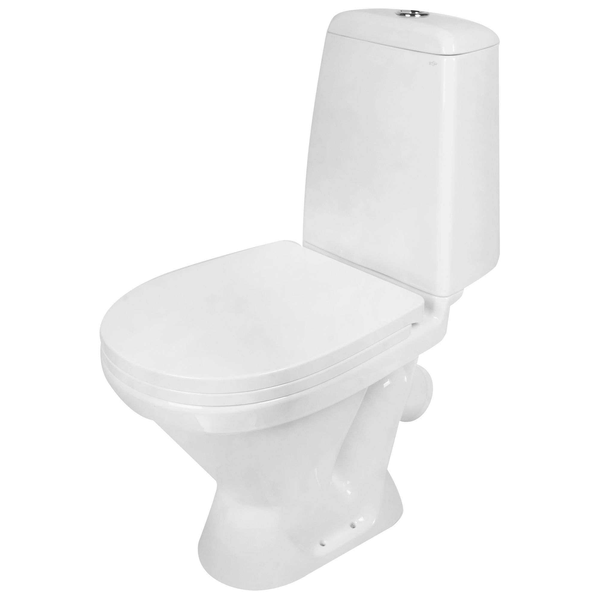 Изображение товара Унитаз напольный Sensea «Борнео» косой выпуск одинарный слив микролифт