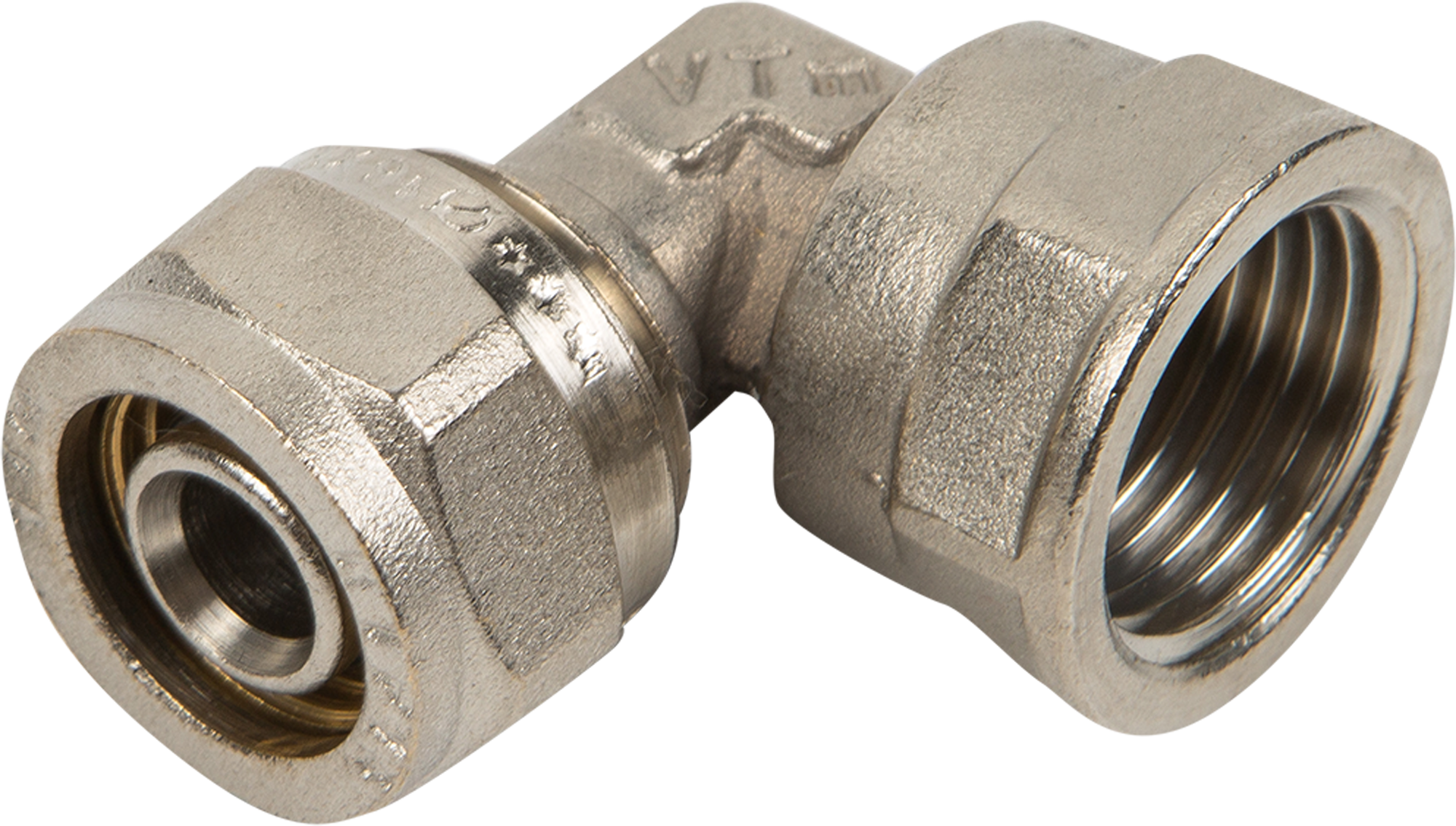 Изображение товара Угол комбинированный 90° Valtec 1/2"x16 мм ВР латунь VTM.352