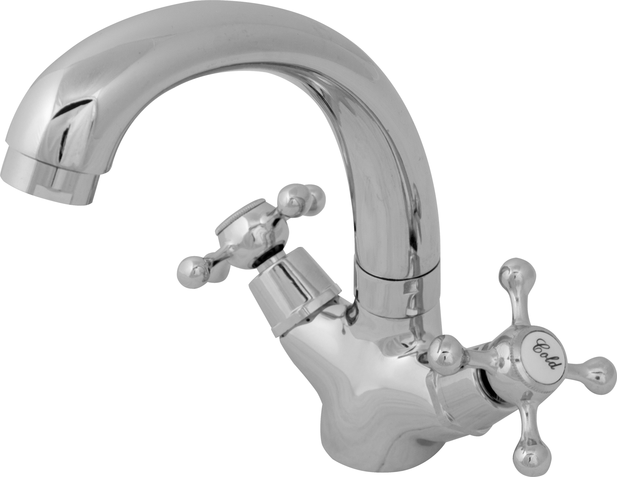 Изображение товара Смеситель для раковины Люкс двухвентильный