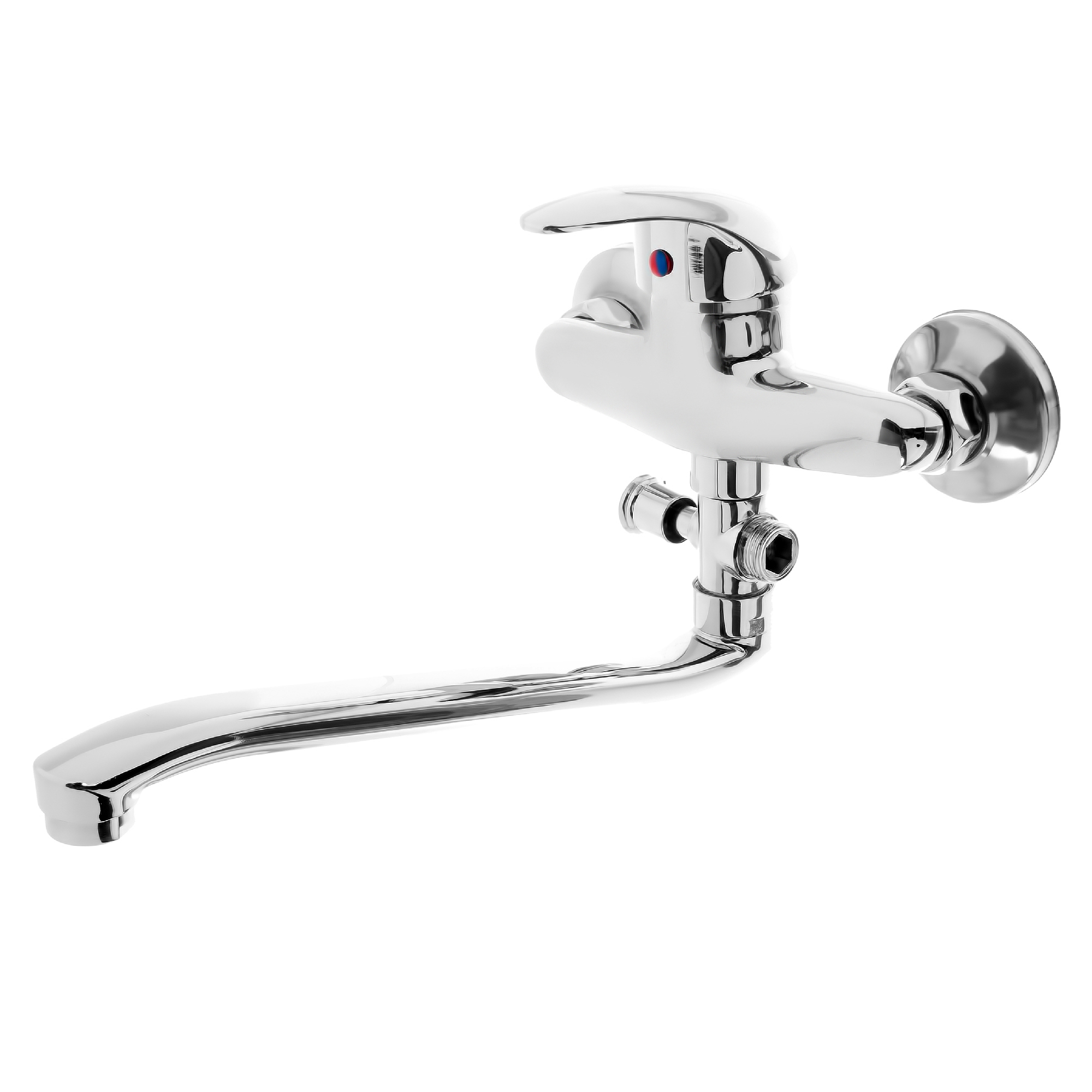 Изображение товара Смеситель для ванны Волна, с душевым комплектом, однорычажный