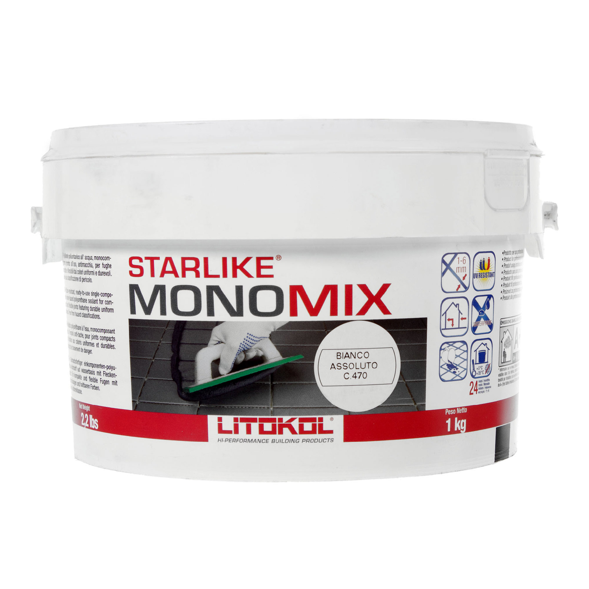 Изображение товара Затирка цементная Starlike Monomix C470 1 кг цвет бежевый