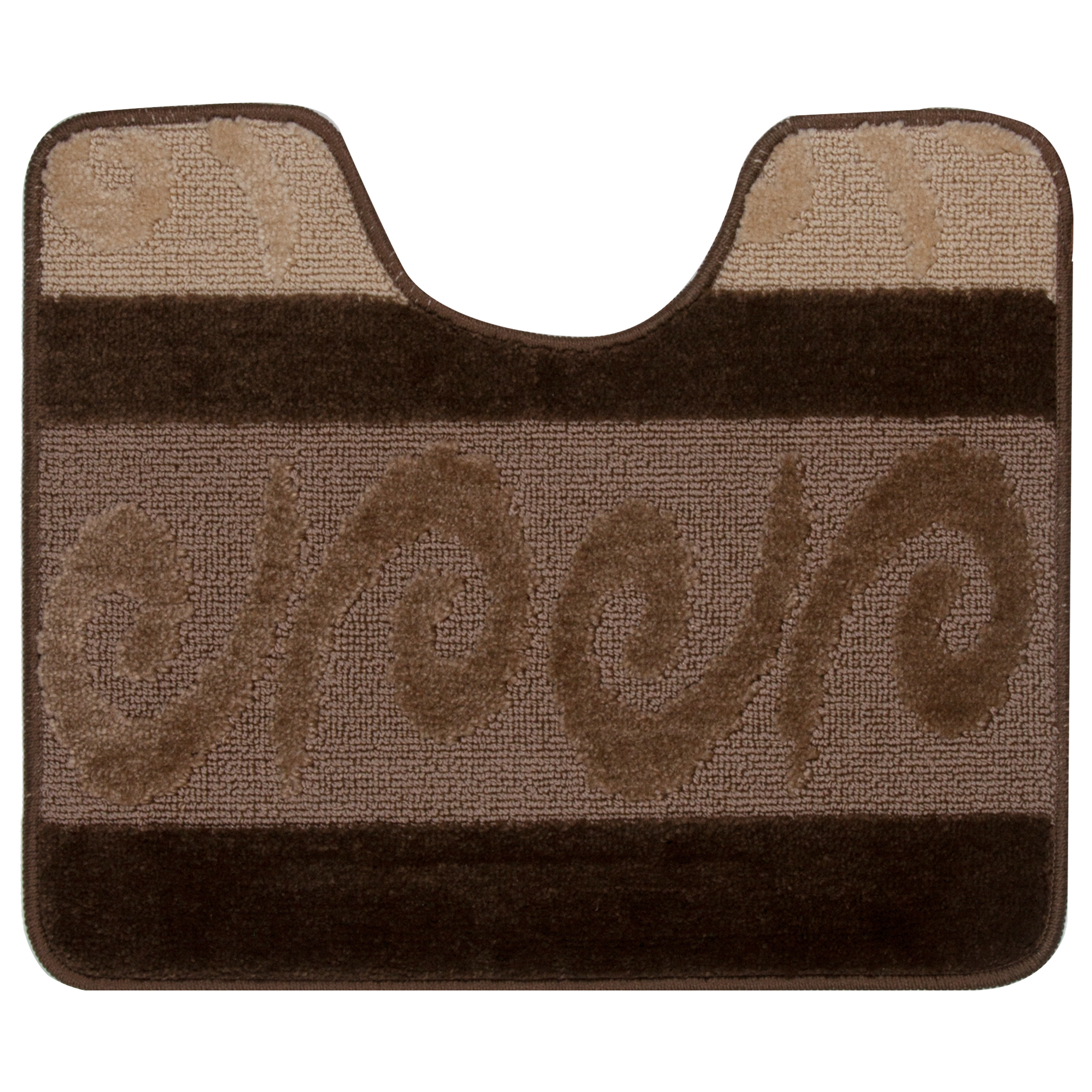 Изображение товара Коврик для туалета «Hurrem» 50х60 см цвет коричневый