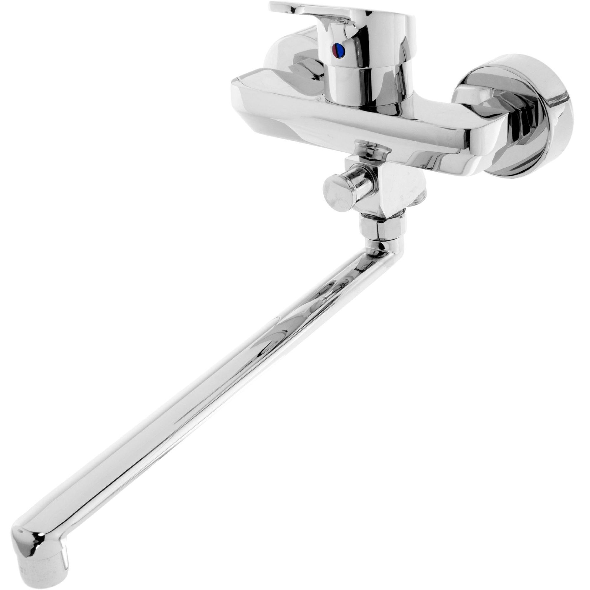 Изображение товара Смеситель для ванны Vidima Видима Форм, с длинным изливом, цвет хром