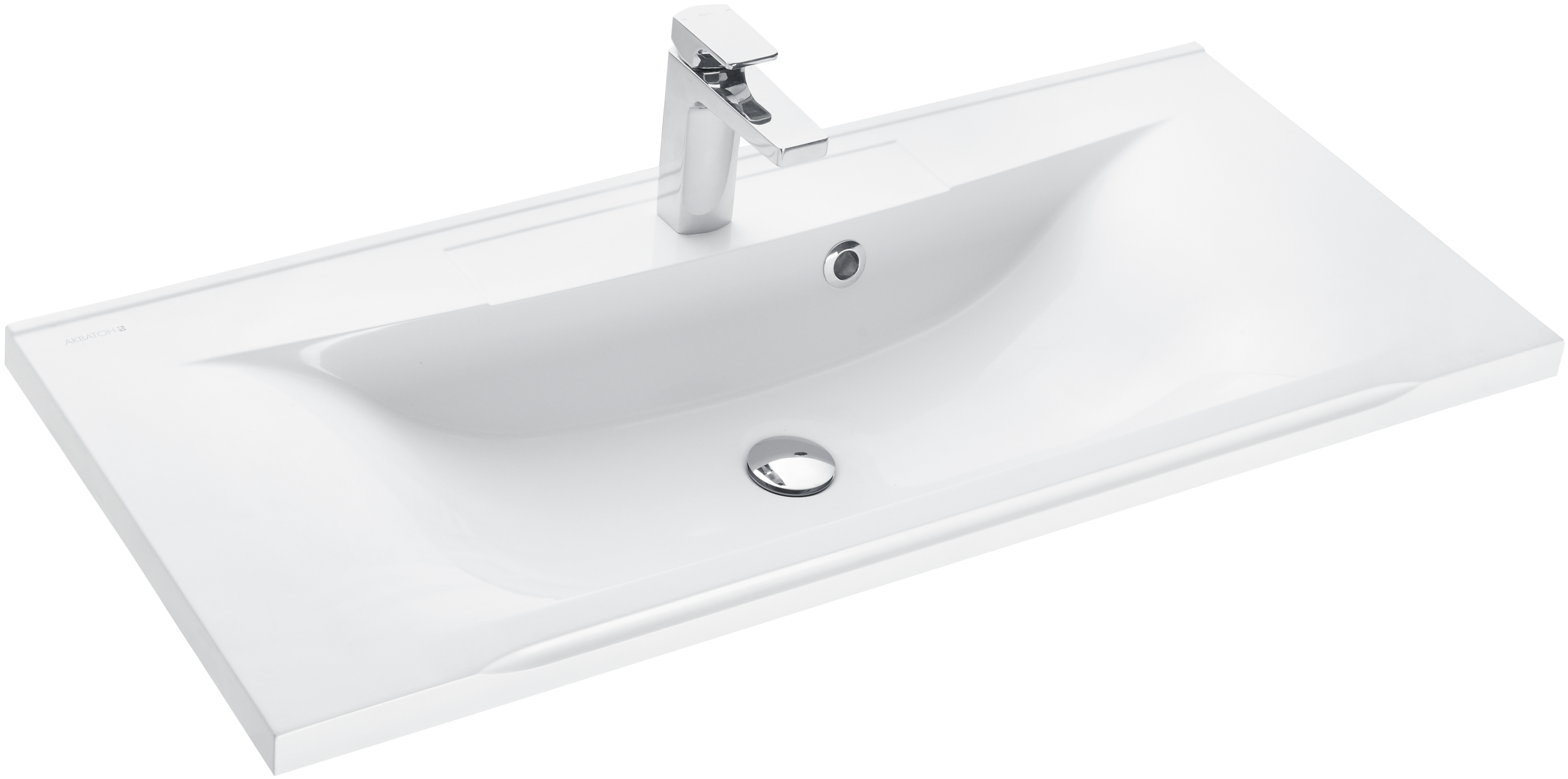 Изображение товара Раковина Aquaton «Премьер», 100 см, мрамор