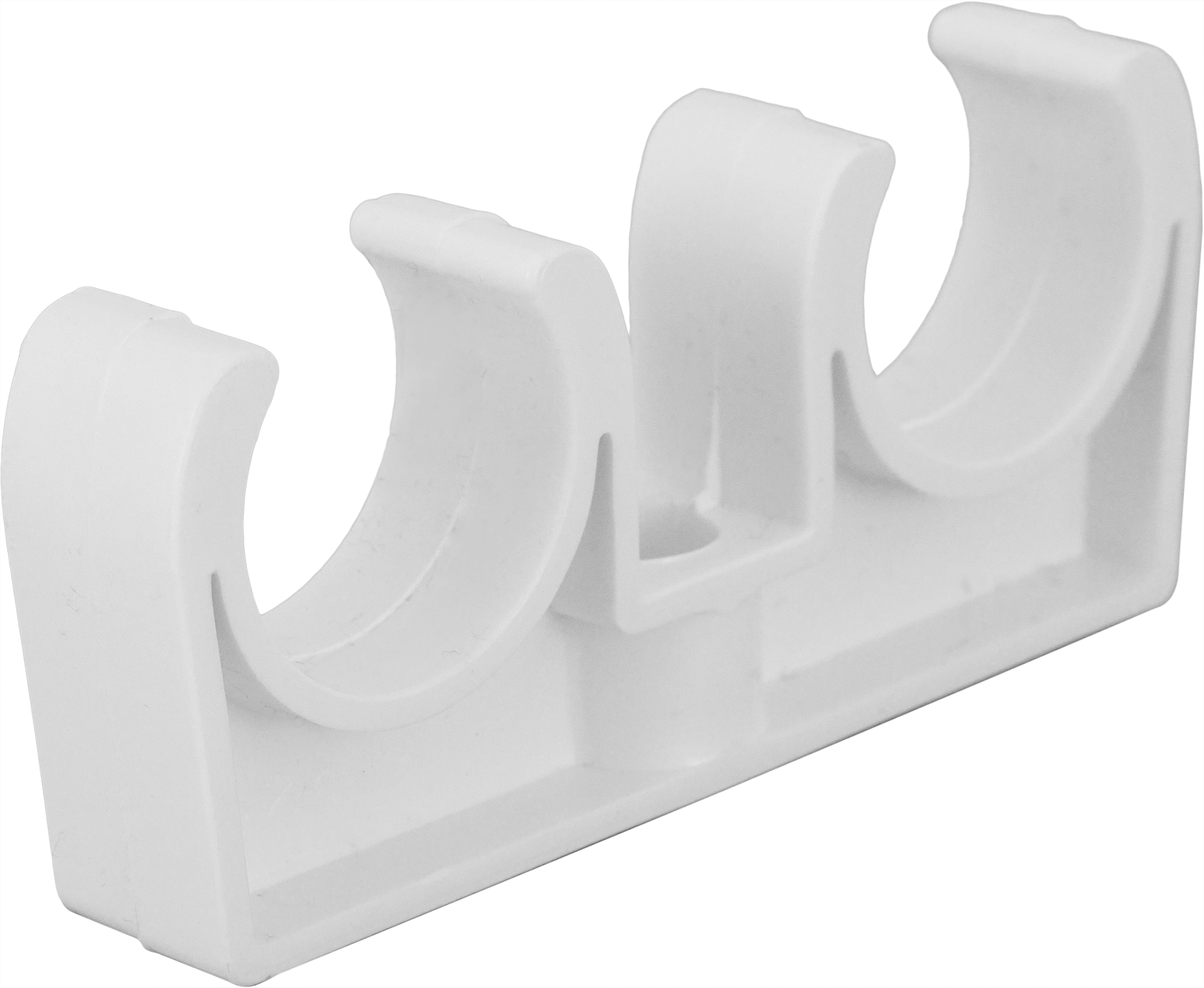 Крепеж для полипропиленовой трубы РВК 25 мм двойной