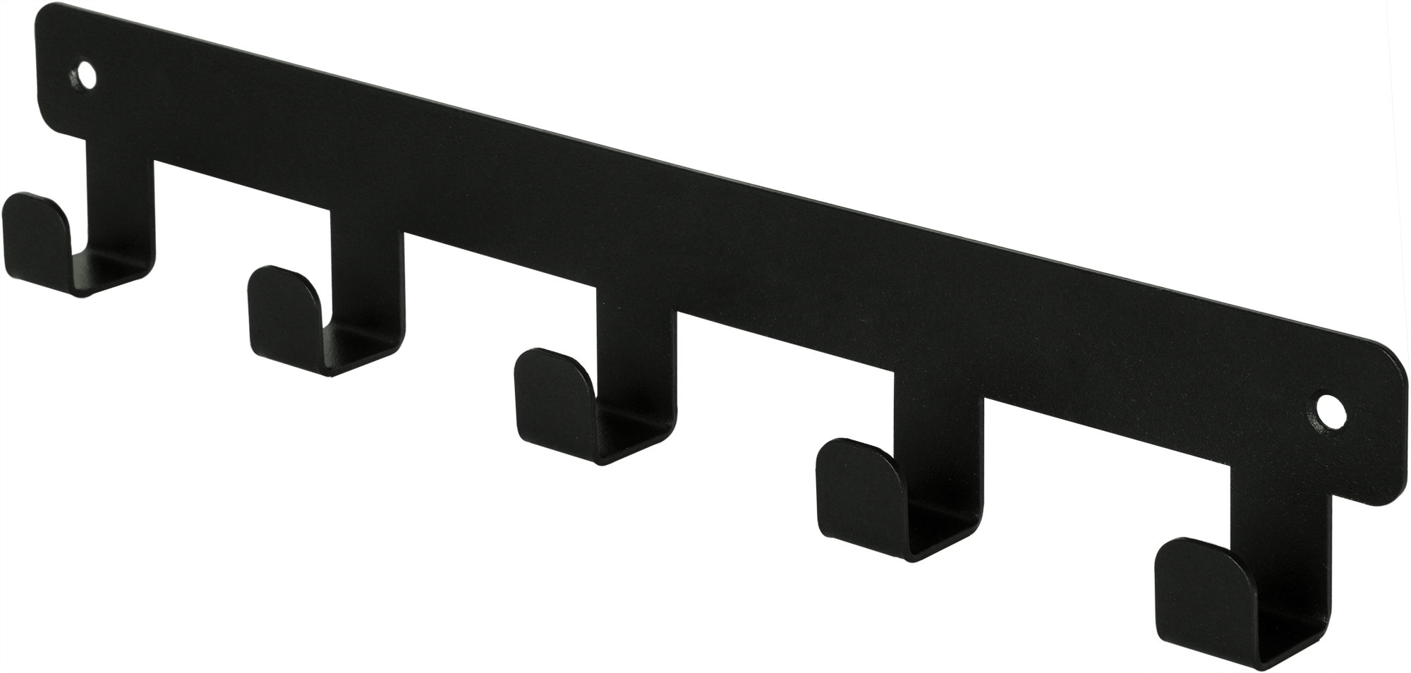 Изображение товара Планка 5 крючков Март Ferro цвет чёрный