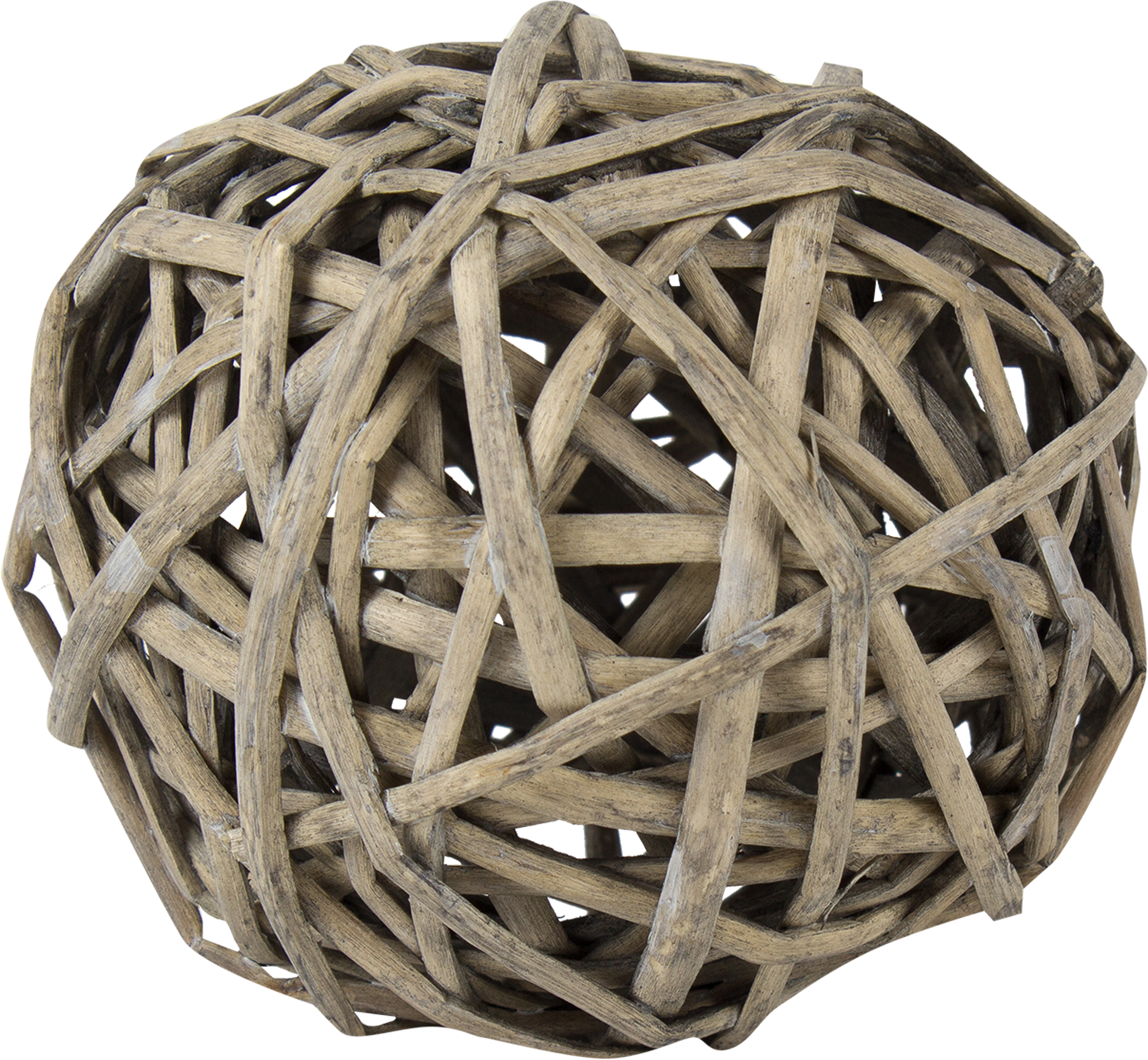 Изображение товара Декоративная фигура Шар ротанг из дерева 8×8 см