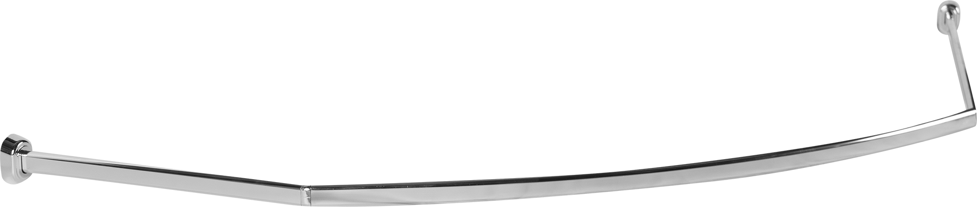 Изображение товара Карниз для ванной Sensea угловой 160x105 см хром, монтаж саморезы