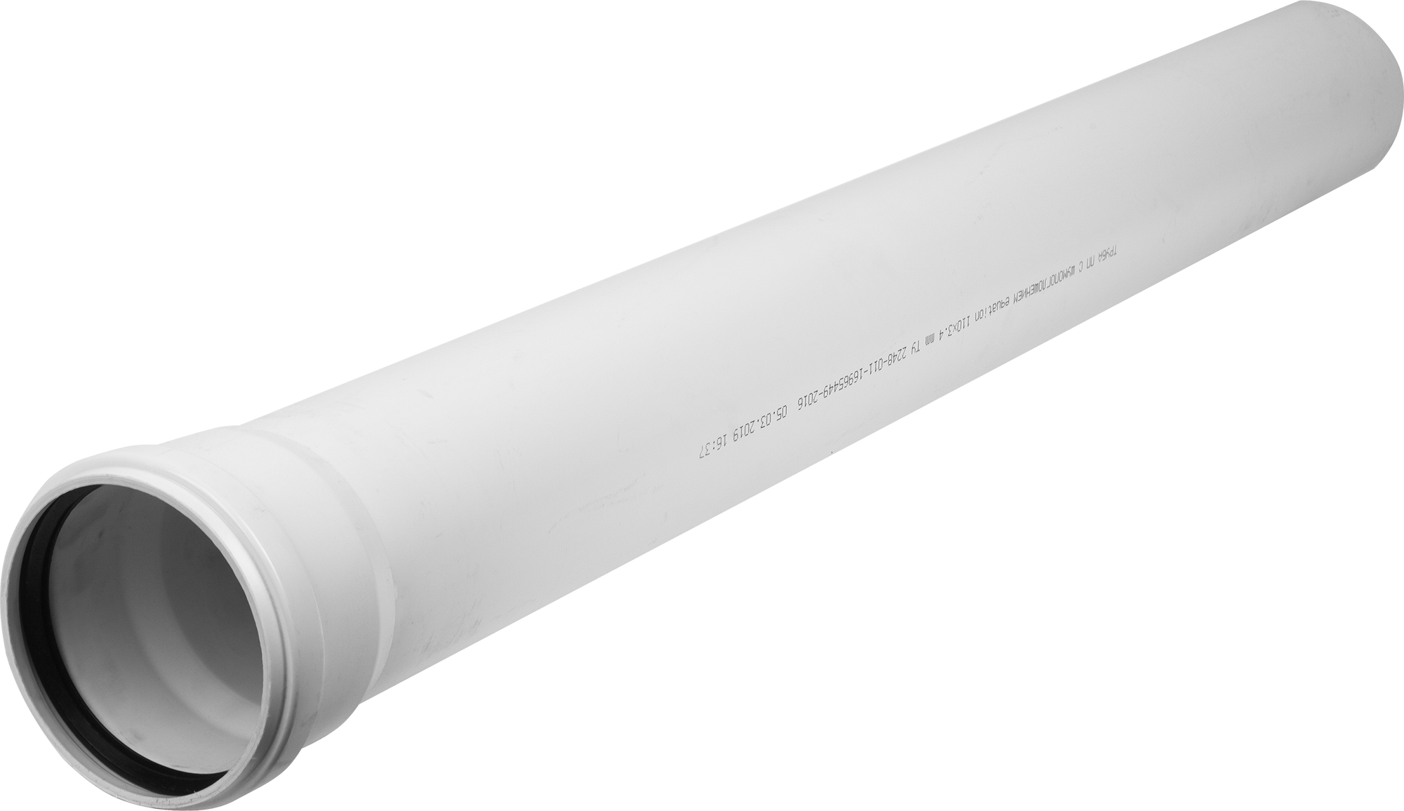 Изображение товара Малошумная канализационная труба Equation 110х3.4 мм 1 м из полипропилена