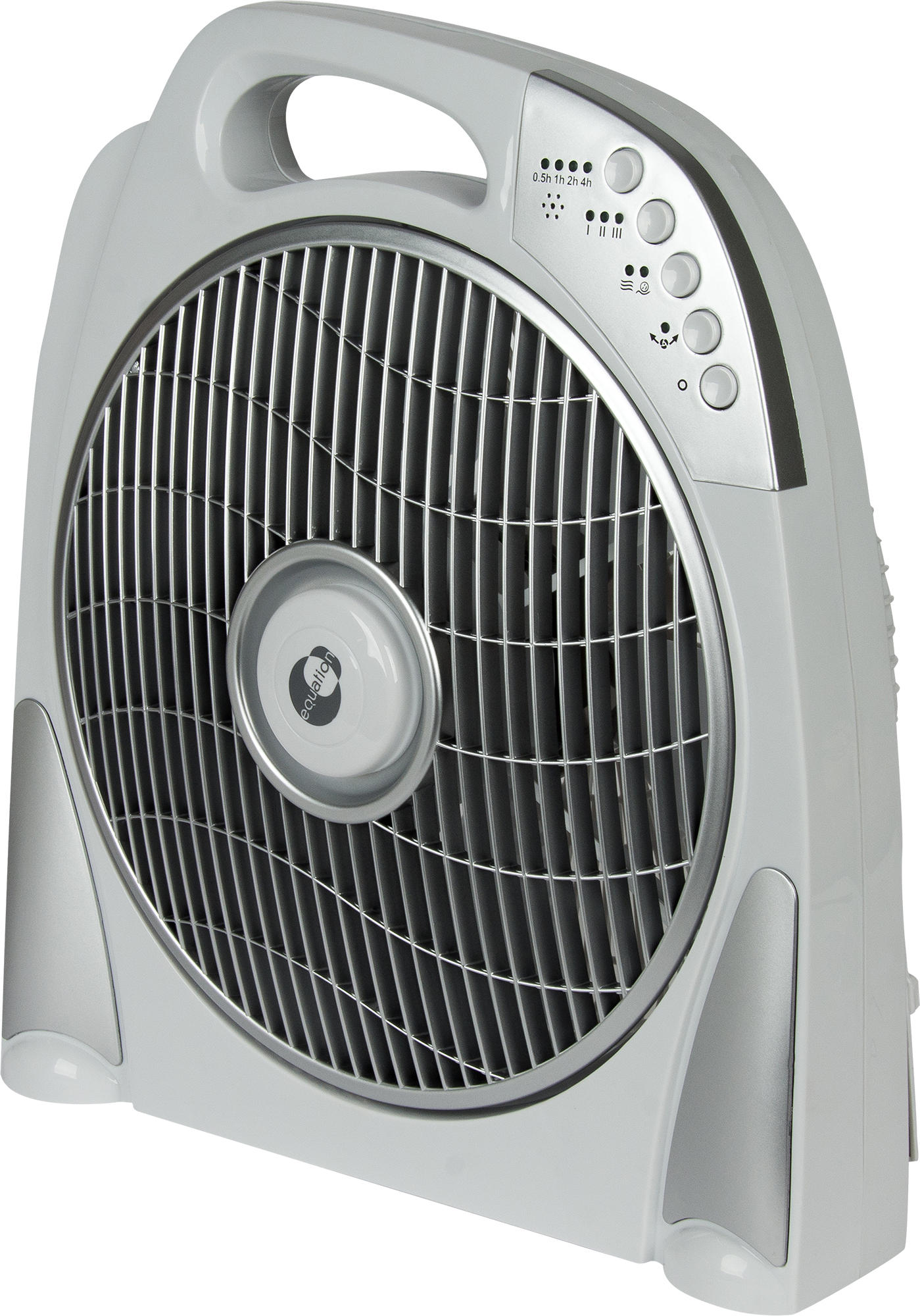 Изображение товара Вентилятор настольный Equation 50 Вт 30 см с таймером и пультом управления цвет серый