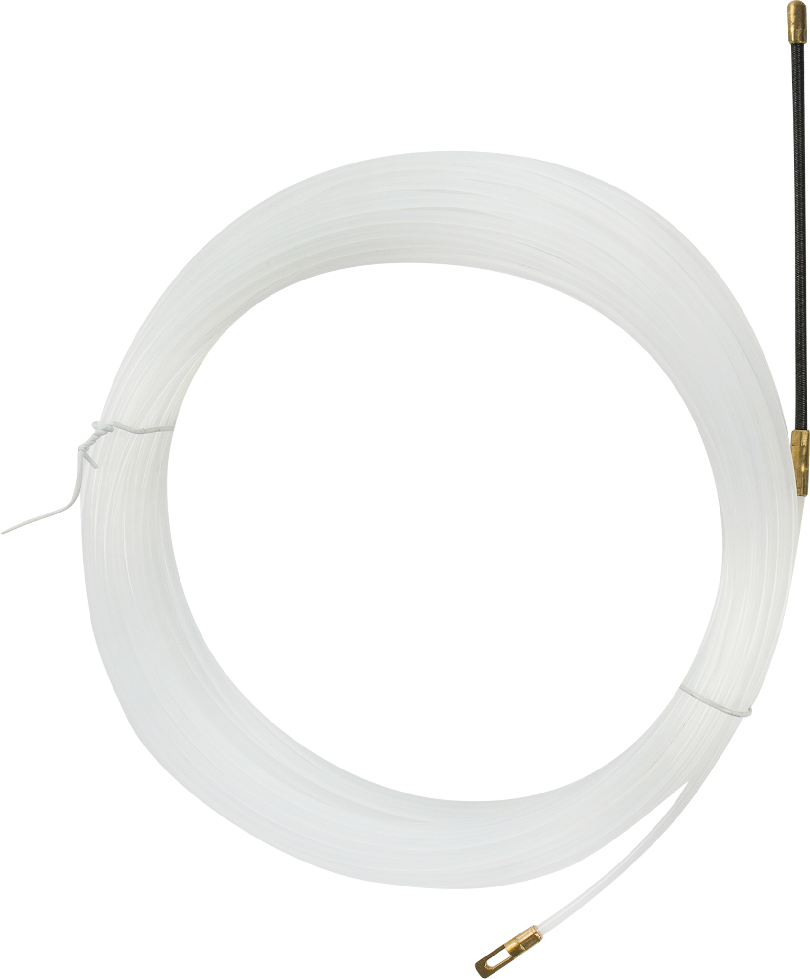 Изображение товара Зонд для протяжки кабеля Экопласт 10 м с нейлоном и металлическими наконечниками