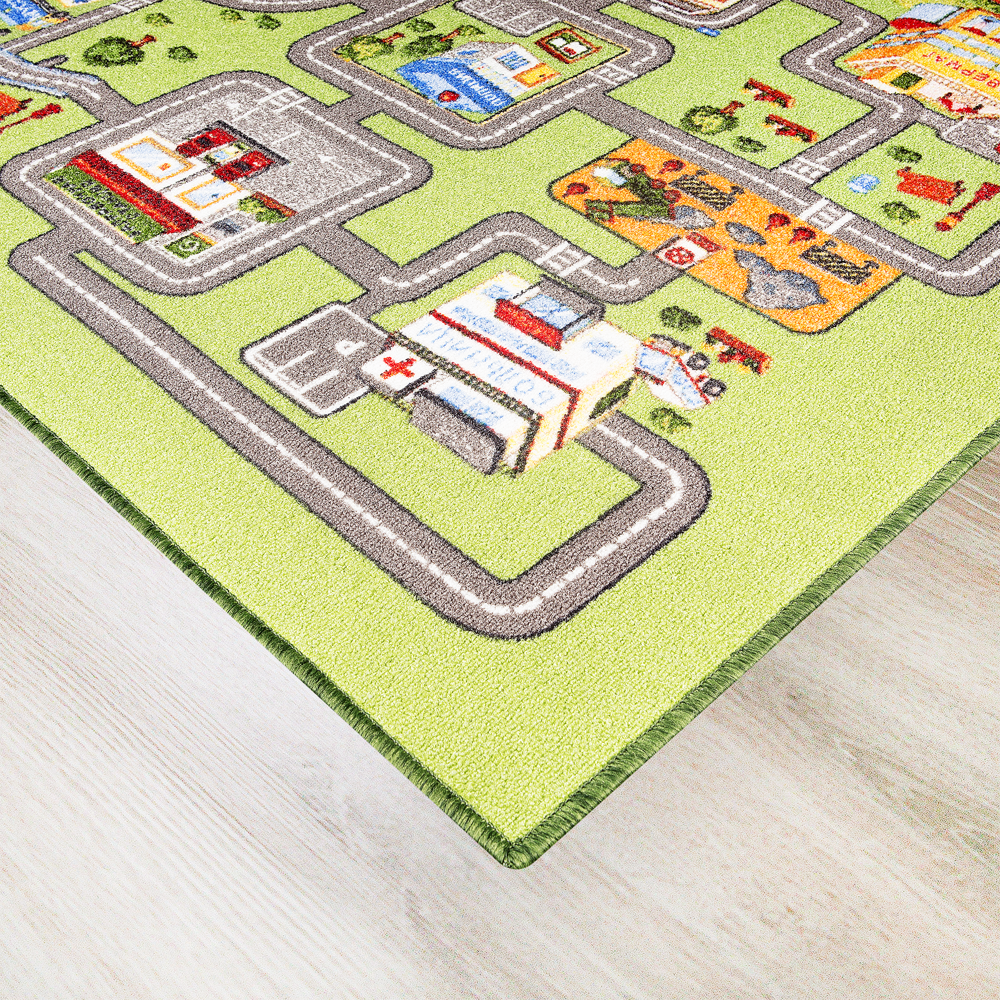 Ковер полиамид Дороги 170 150x200 см цвет мультиколор ✳️ купить